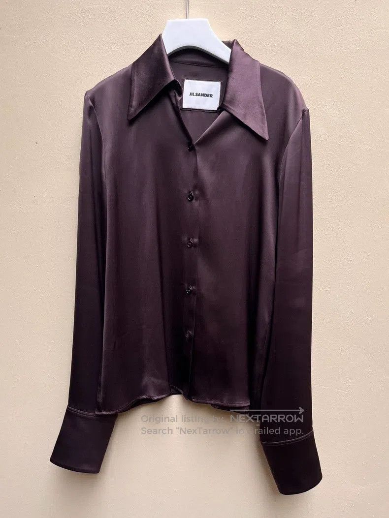 Jil Sander Jil Sander size 34 Reddish Brown Shirt Size S / US 4 / IT 40 - 7 Thumbnail