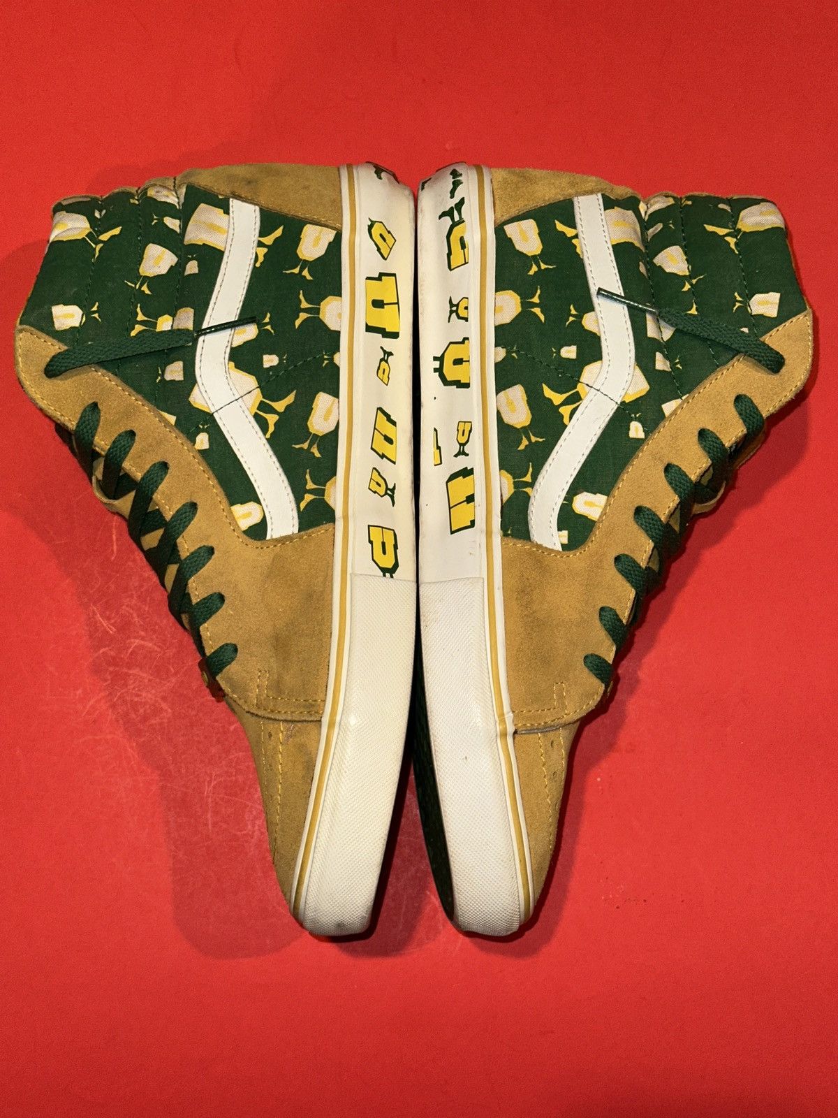 Undefeated × Vans VANS SK8 HI UNDEFEATED U-MAN LEPRECHAUN GREEN 6352999-090 13 Size US 13 / EU 46 - 5 Thumbnail