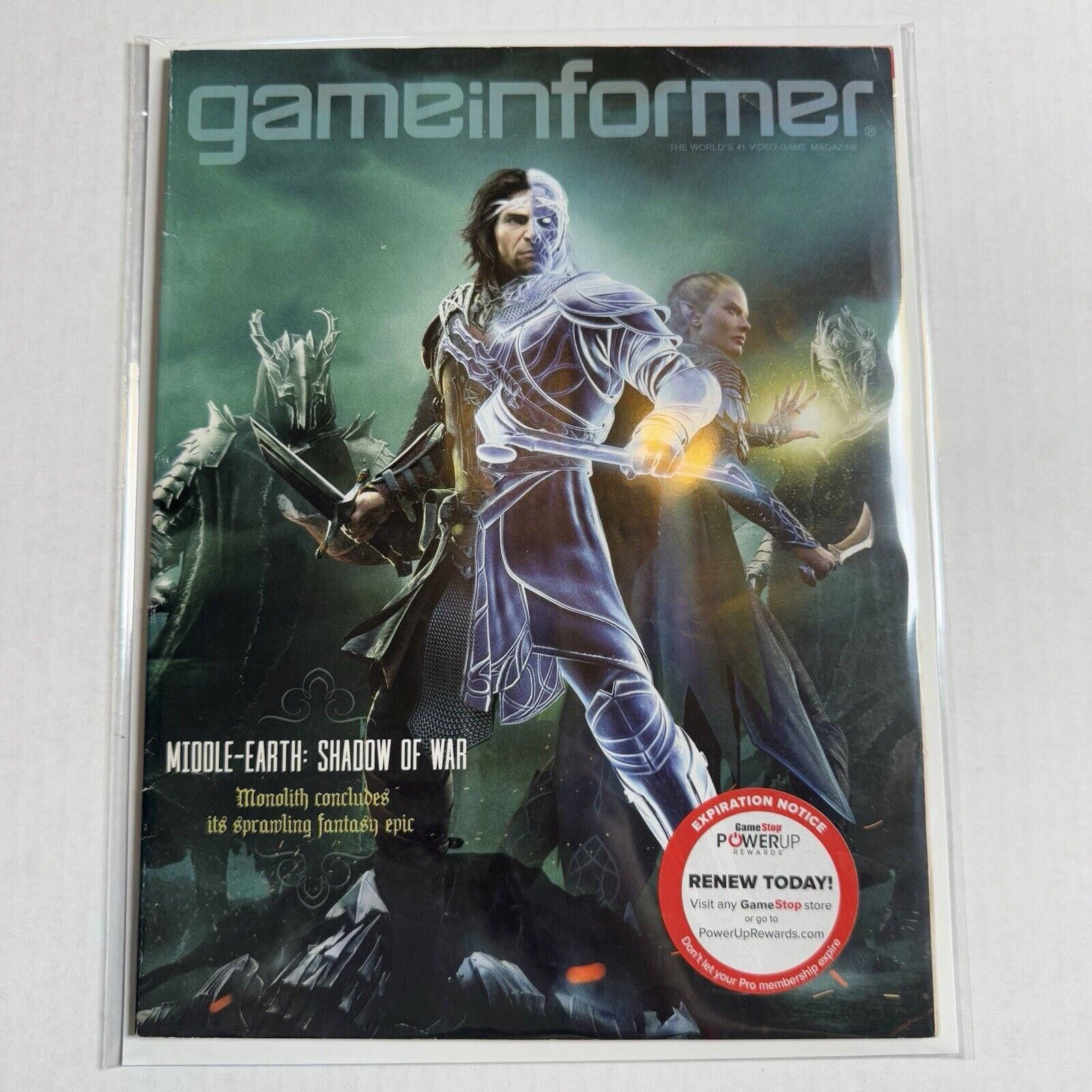 Designer Game Informer Issue #294 OCT 2017 MIDDLE EARTH OoP Hype Size ONE SIZE - 1 Thumbnail