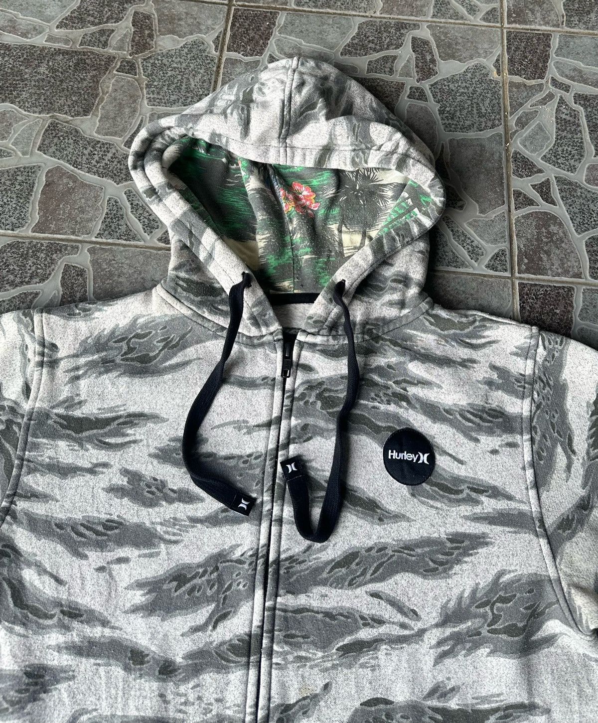 Hurley Hurley tiger stripes zipper hoodie Size US M / EU 48-50 / 2 - 2 Thumbnail