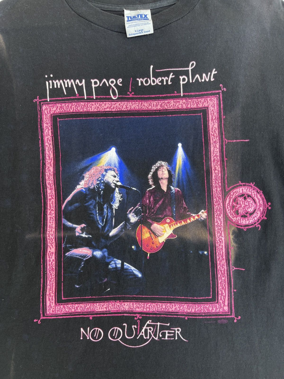 Band Tees Last Drop🔥Rare🔥Vtg90s JIMMY PAGE Robert Plant No Quarter Tee Size US XL / EU 56 / 4 - 15 Thumbnail