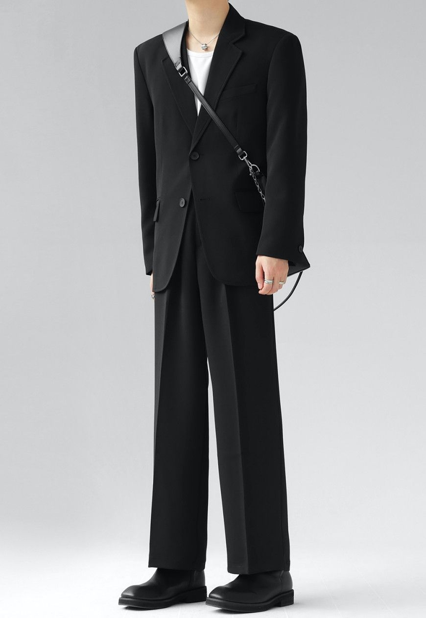 Other Men’s Premium Solid Color Suit Set Size 38S - 8 Thumbnail