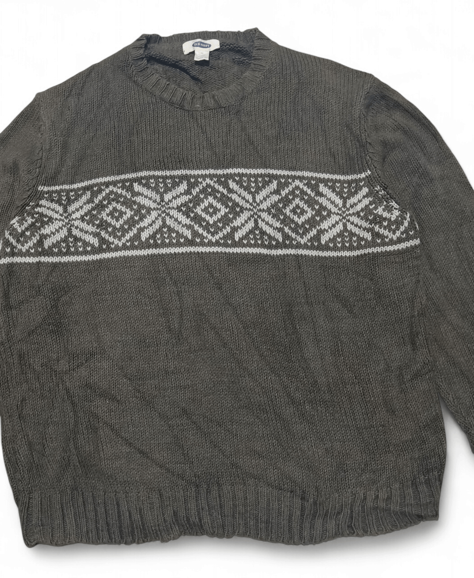 Old Navy OLD NAVY Ethnic Striped Motifs Pattern Knit Cotton Sweater Size US XL / EU 56 / 4 - 4 Thumbnail