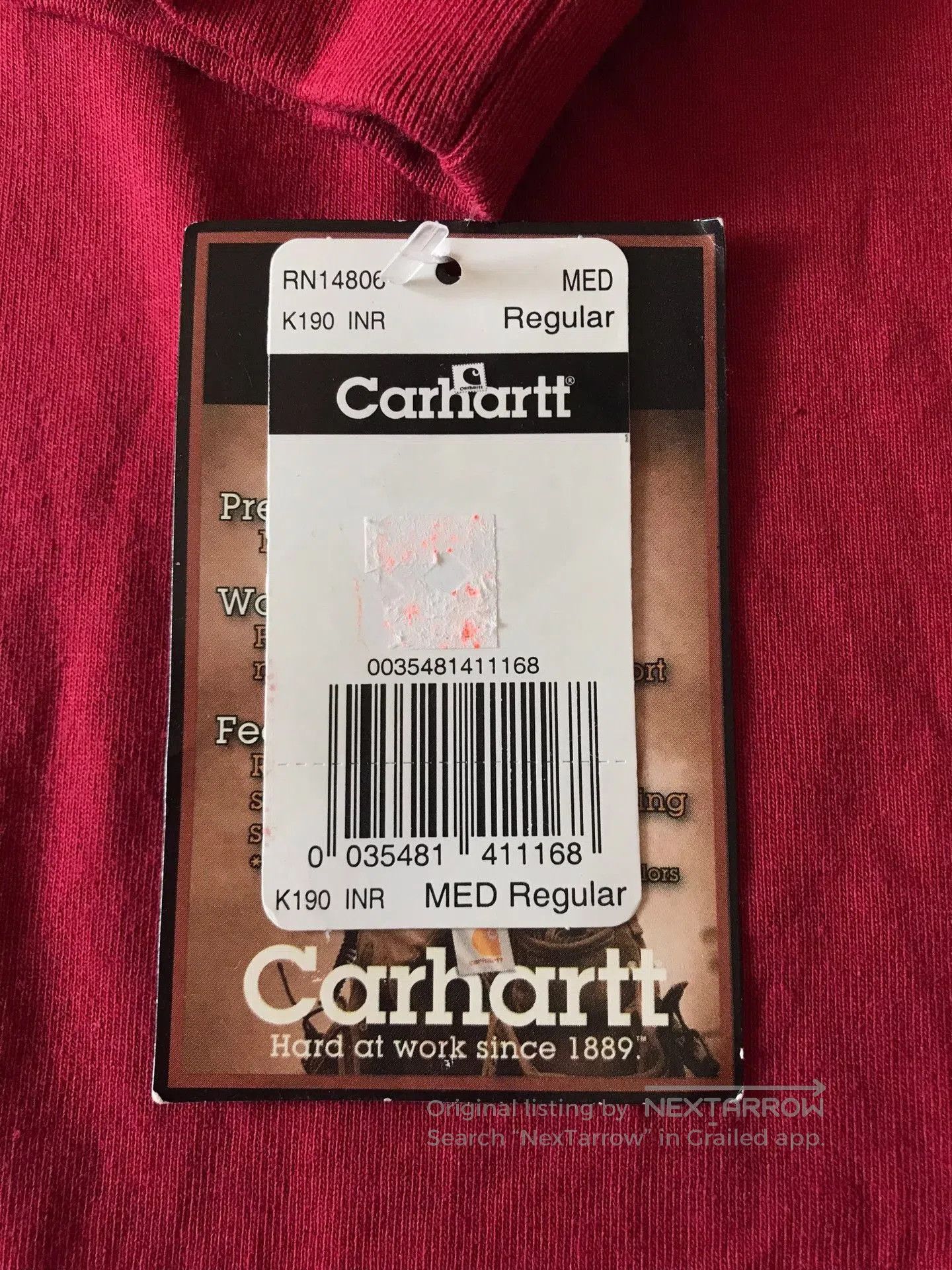 Carhartt Carhartt K190 INR Long Sleeve T. Size US M / EU 48-50 / 2 - 8 Thumbnail