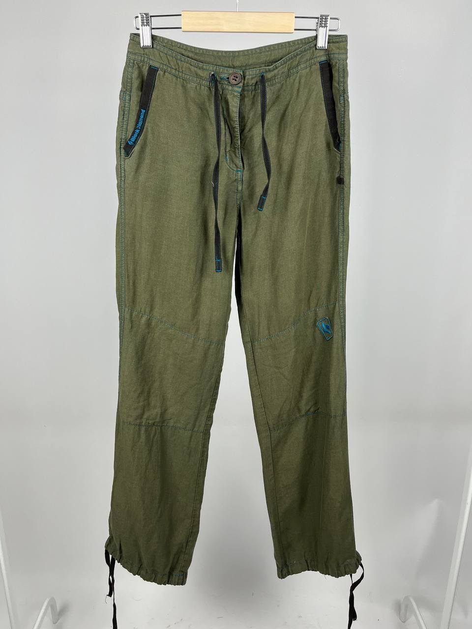 Black Diamond Black Diamond Womens 100% Lined Green Pants Size S (0474) Size 30" / US 8 / IT 44 - 1 Thumbnail