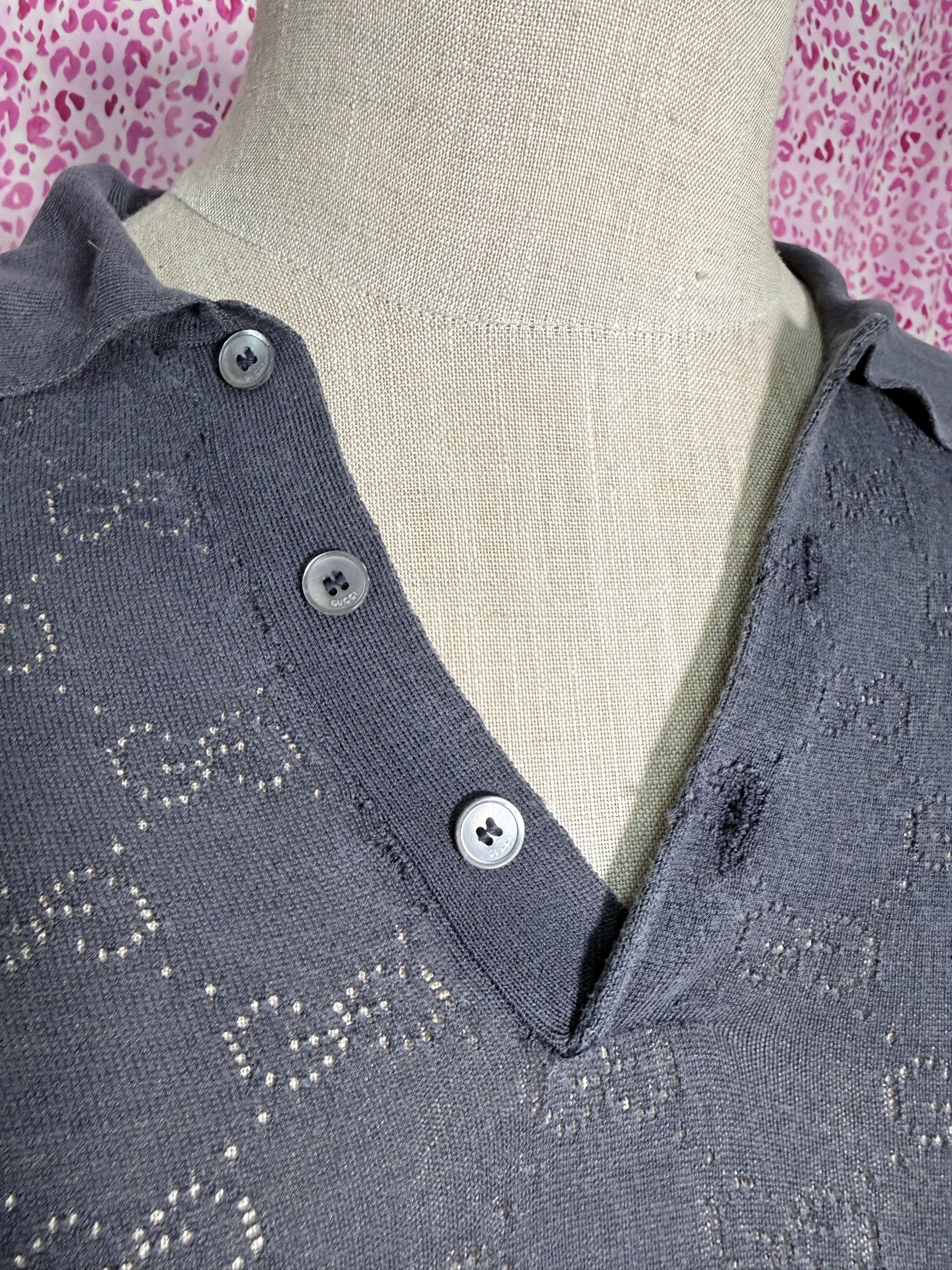 Gucci Tom Ford Gucci Era Monogram Polo Size US M / EU 48-50 / 2 - 2 Thumbnail