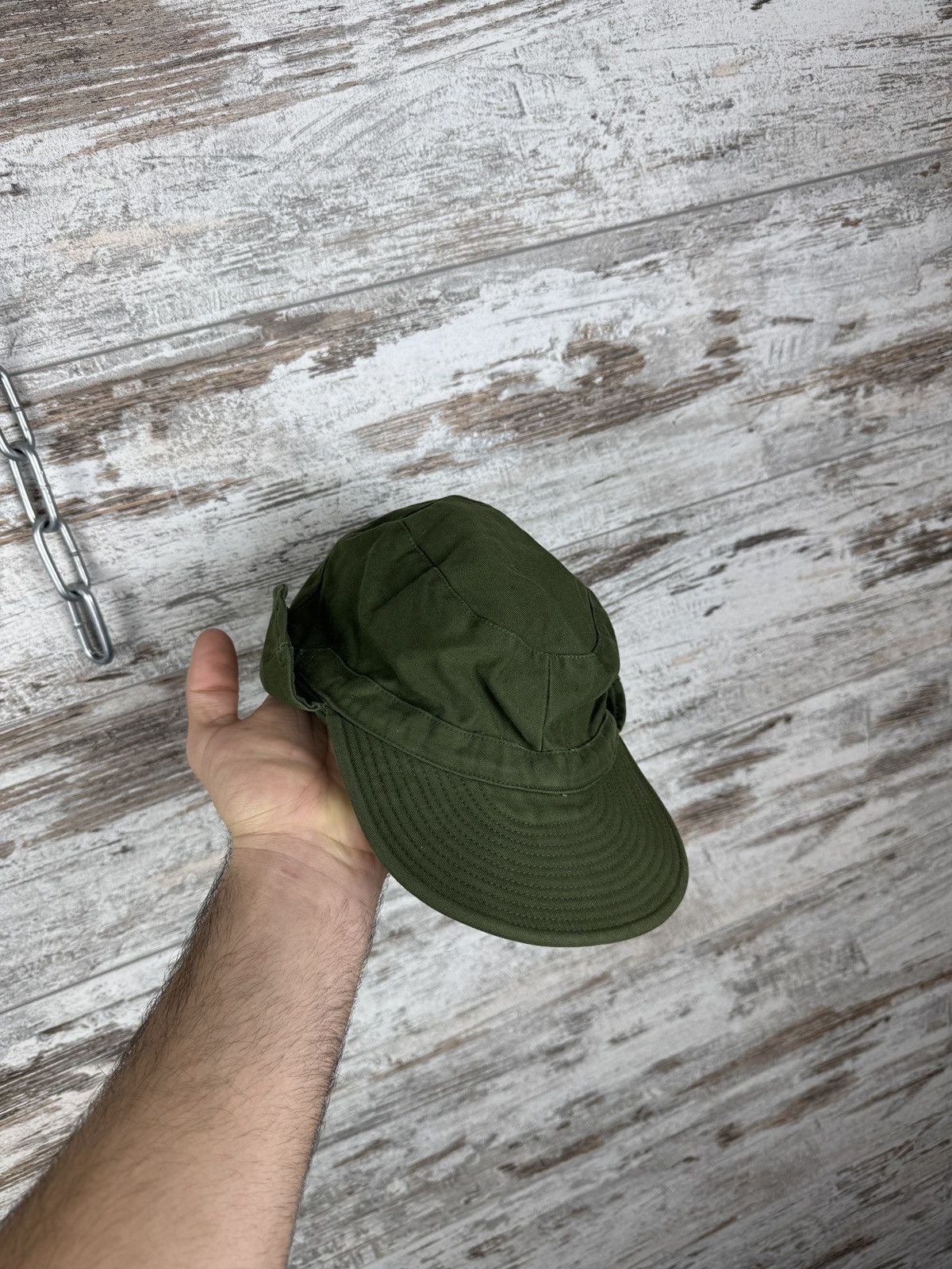 Vintage Vintage Swedish Army Military Earwarmer Flap Ear Cap Hat Size ONE SIZE - 1 Thumbnail
