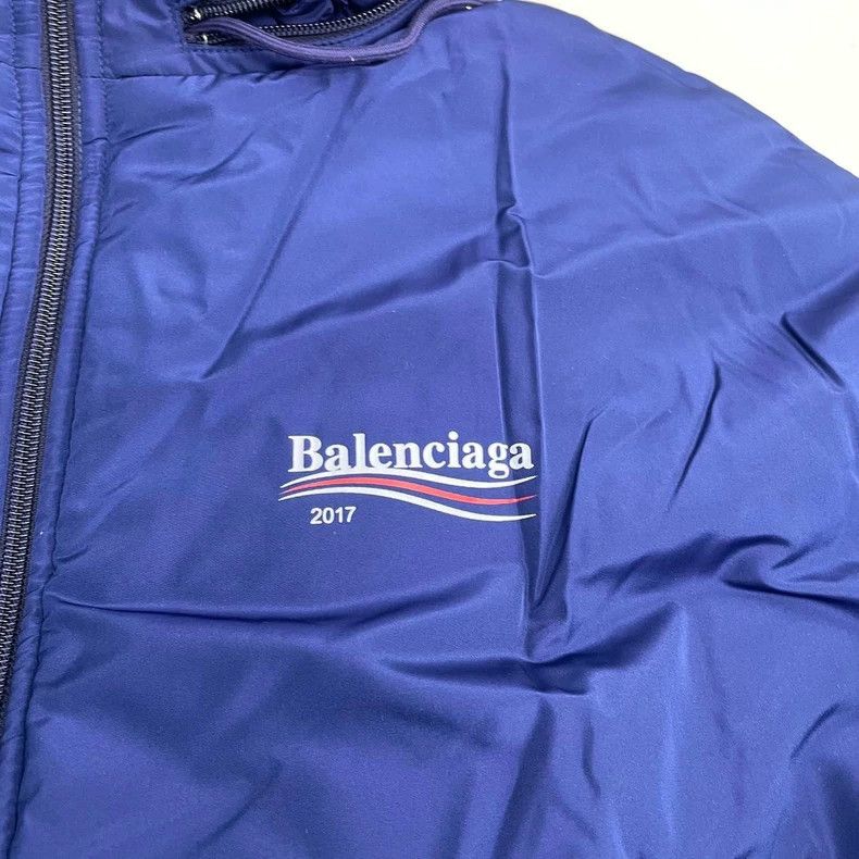 Balenciaga Balenciaga Original Cotton Jacket 2017 Cola Pepsi Down Jack Size US M / EU 48-50 / 2 - 9 Thumbnail