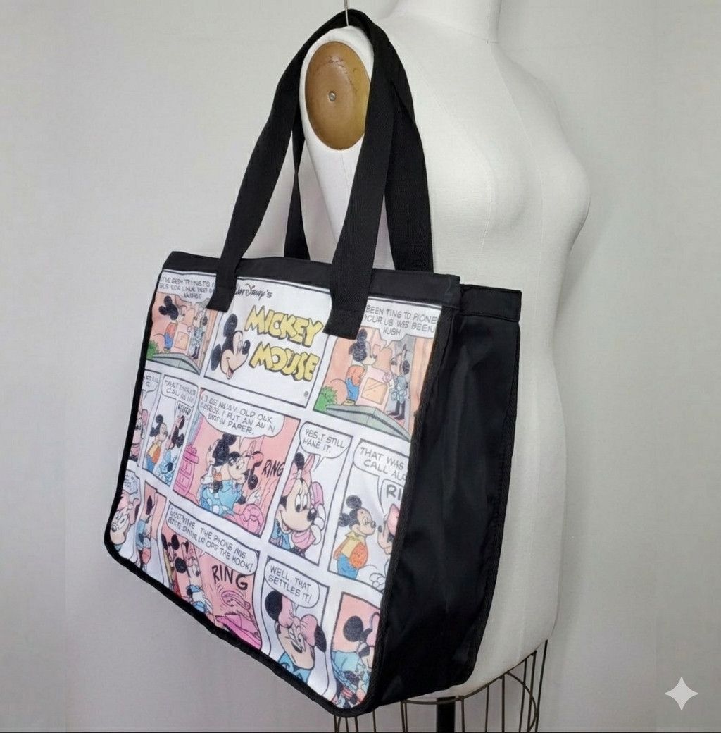 Disney Disney 20x15x6" Bag Mickey Minnie Comic Double Handles Size ONE SIZE - 3 Thumbnail