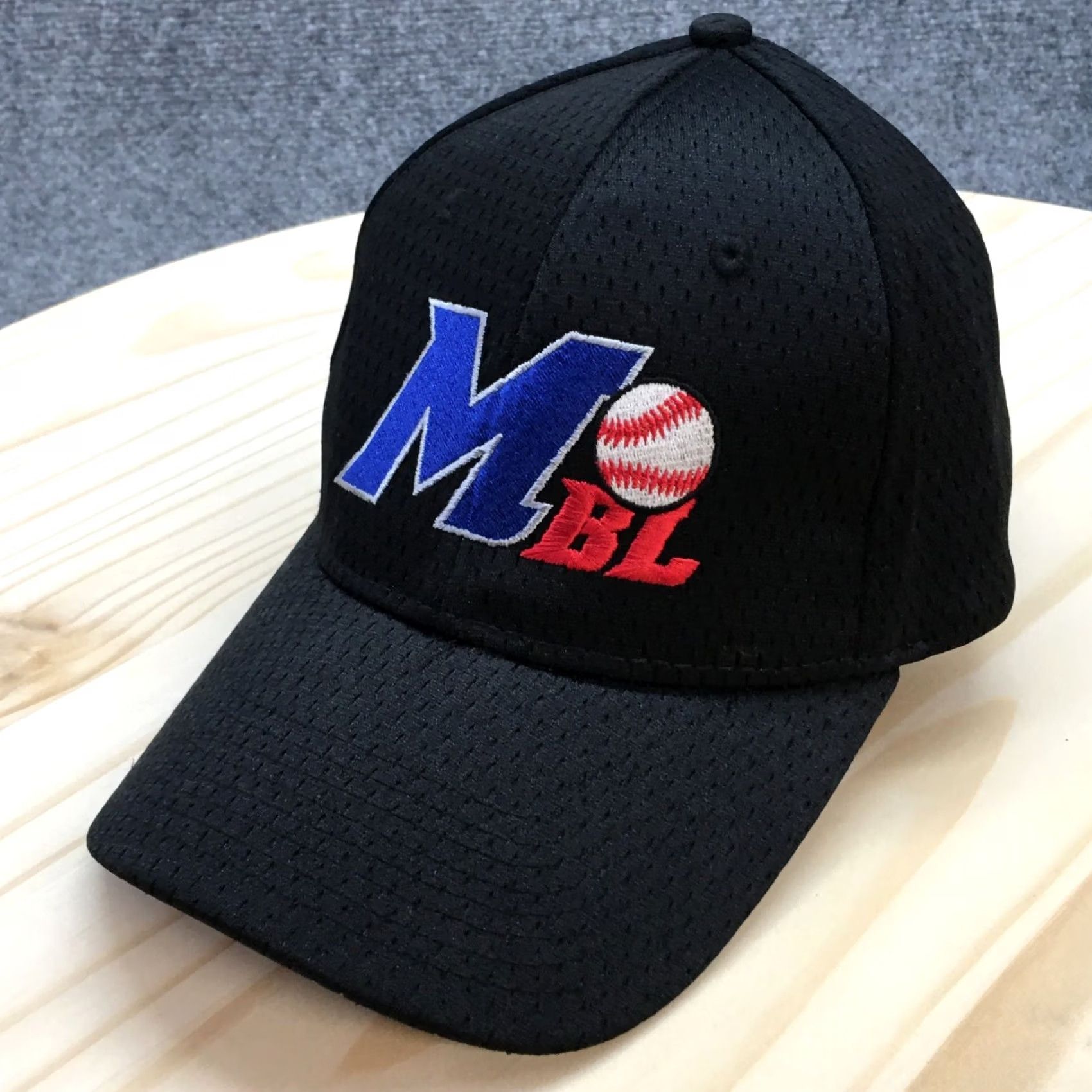 Vintage MBL MLB Baseball Cap Hat - Mens Black OS Adjustable Pacific Headwear Size ONE SIZE - 2 Thumbnail