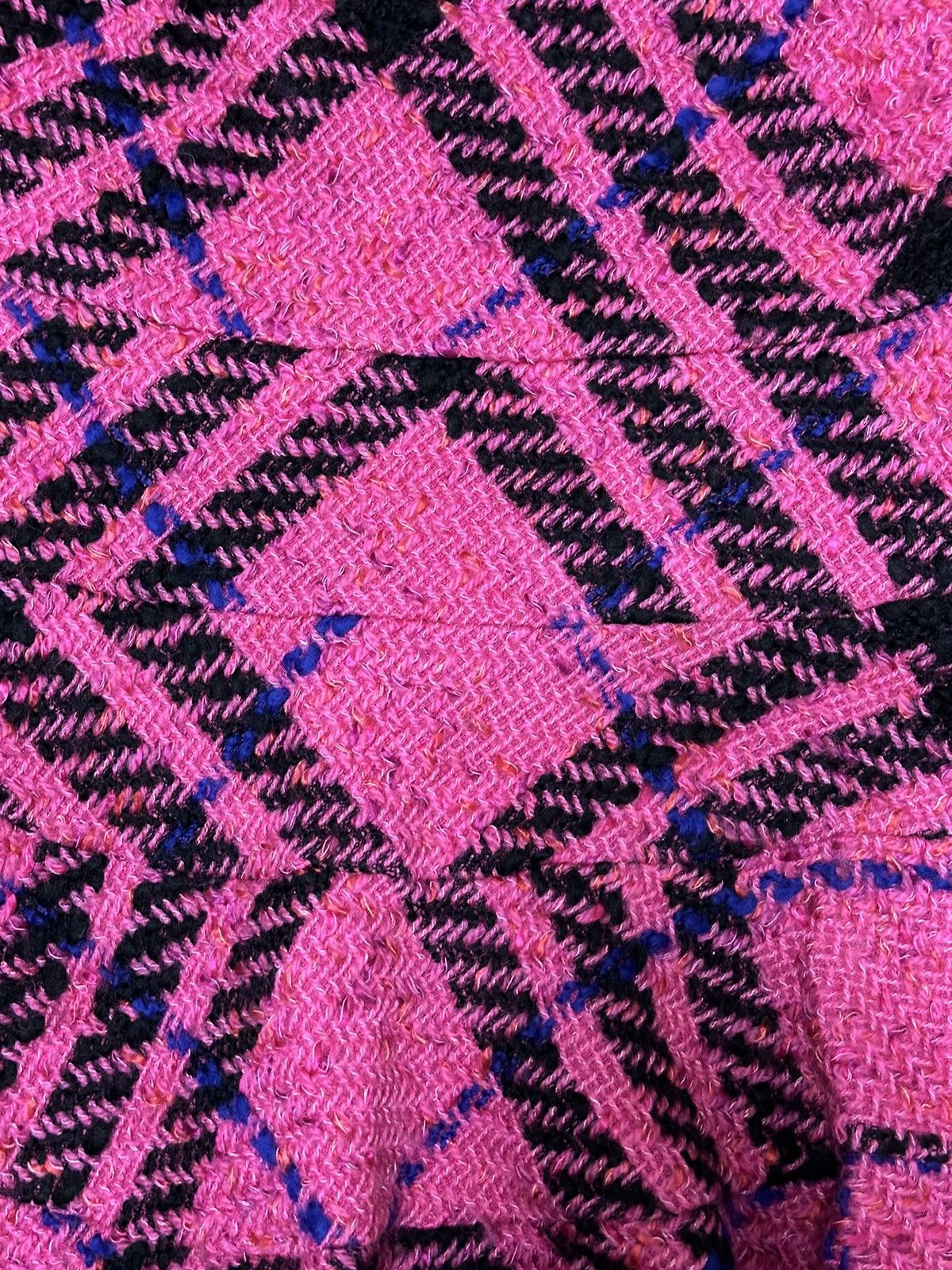 Junya Watanabe JUNYA WATANABE F/W 2001 Check Tweed Flared Midi Skirt Size 27" / US 4 / IT 40 - 4 Thumbnail
