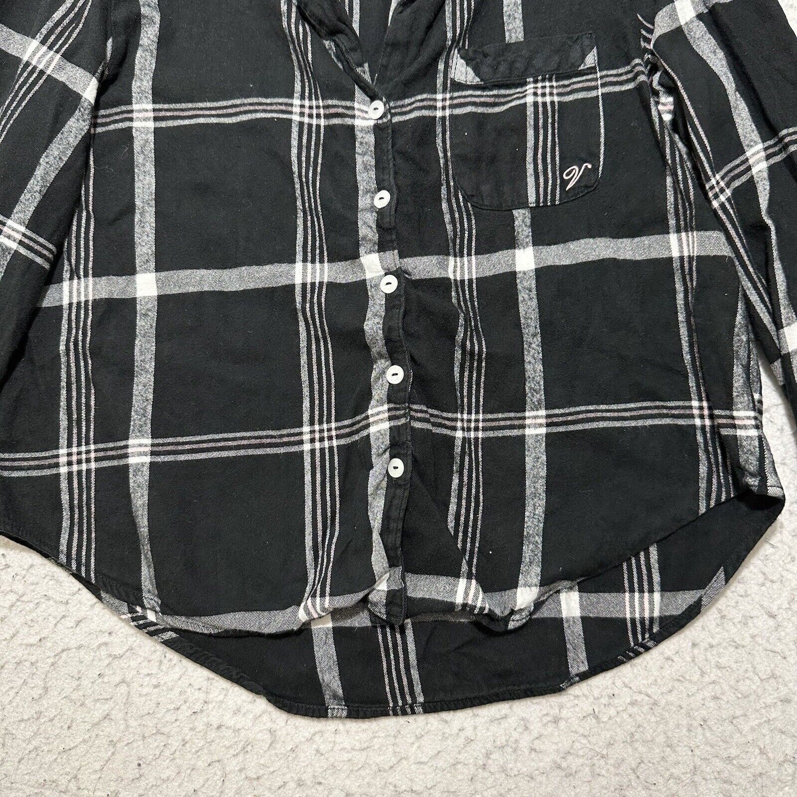 Victoria's Secret Victoria's Secret Medium Button Down Sleepwear Striped Shirt Size ONE SIZE - 5 Thumbnail