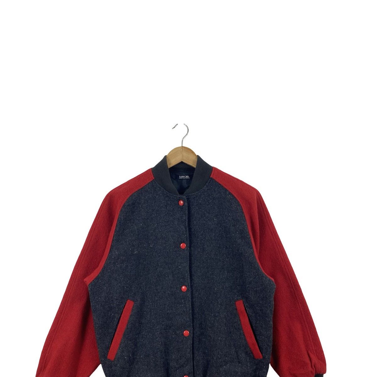 Vintage Vintage SUNFORD JUNIOR Total Fashion Vintage Varsity Bomber Size US M / EU 48-50 / 2 - 2 Thumbnail