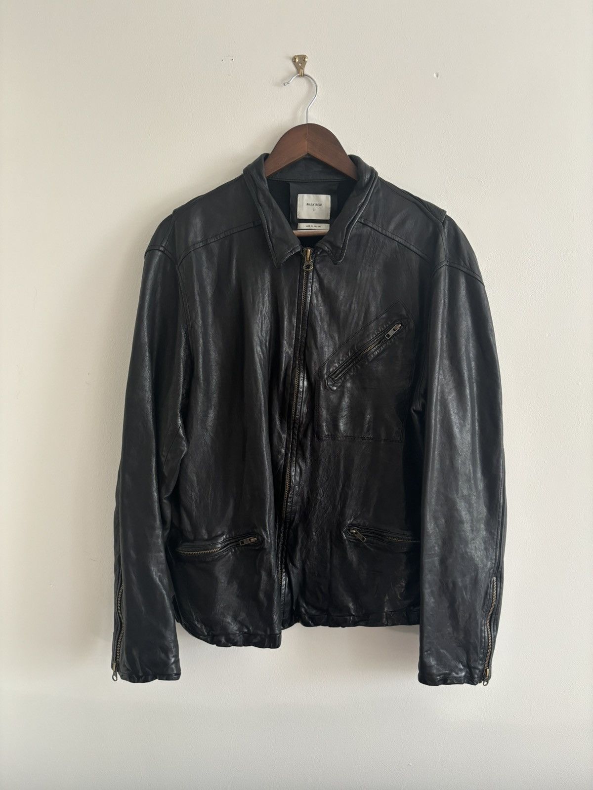Billy Reid Smoke Duke Shearling Jacket Grailed