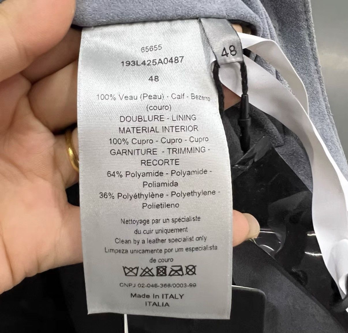Dior Dior Haze Blue Suede Jacket J41 Size US M / EU 48-50 / 2 - 4 Thumbnail