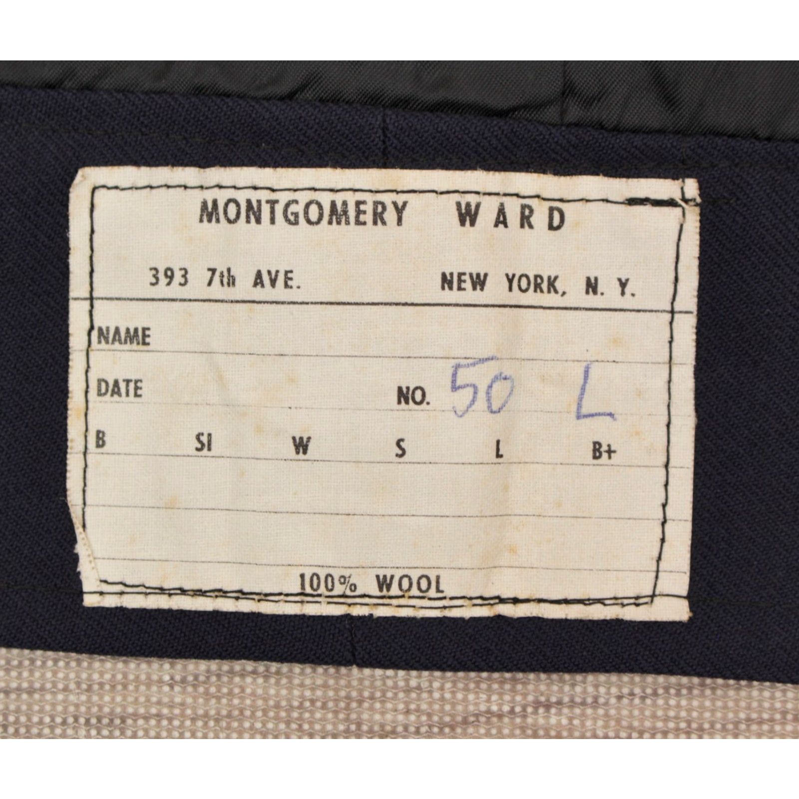 Vintage Brent NYCTA Jacket Shirt 60s NYCTA 1960s VTG Uniform Blue Wool Size 50 L Mens Work Jacket Size US M / EU 48-50 / 2 - 4 Thumbnail