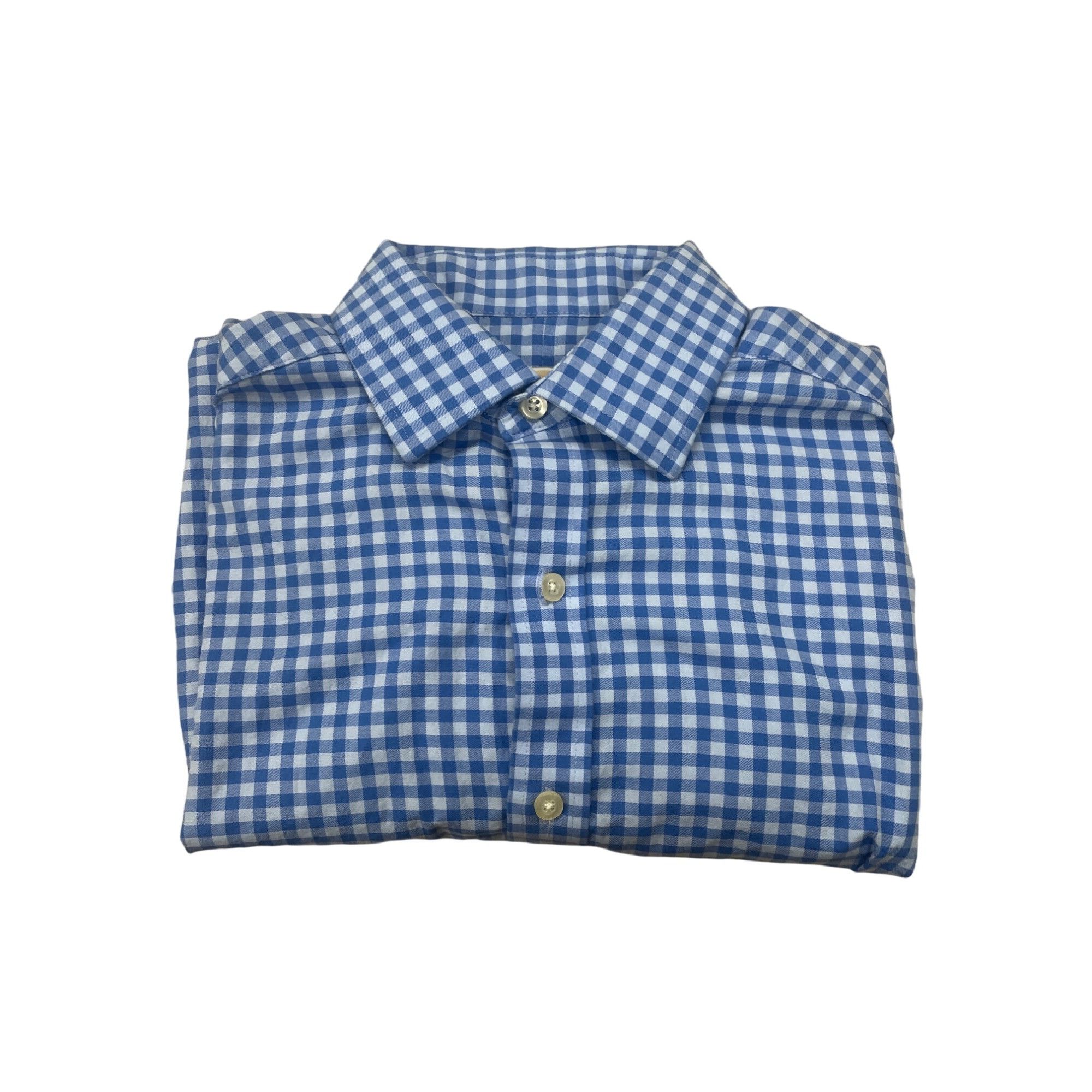 Michael Kors Michael Kors Men's Long Sleeve Button up Shirt Blue Size 15 Size US M / EU 48-50 / 2 - 4 Thumbnail