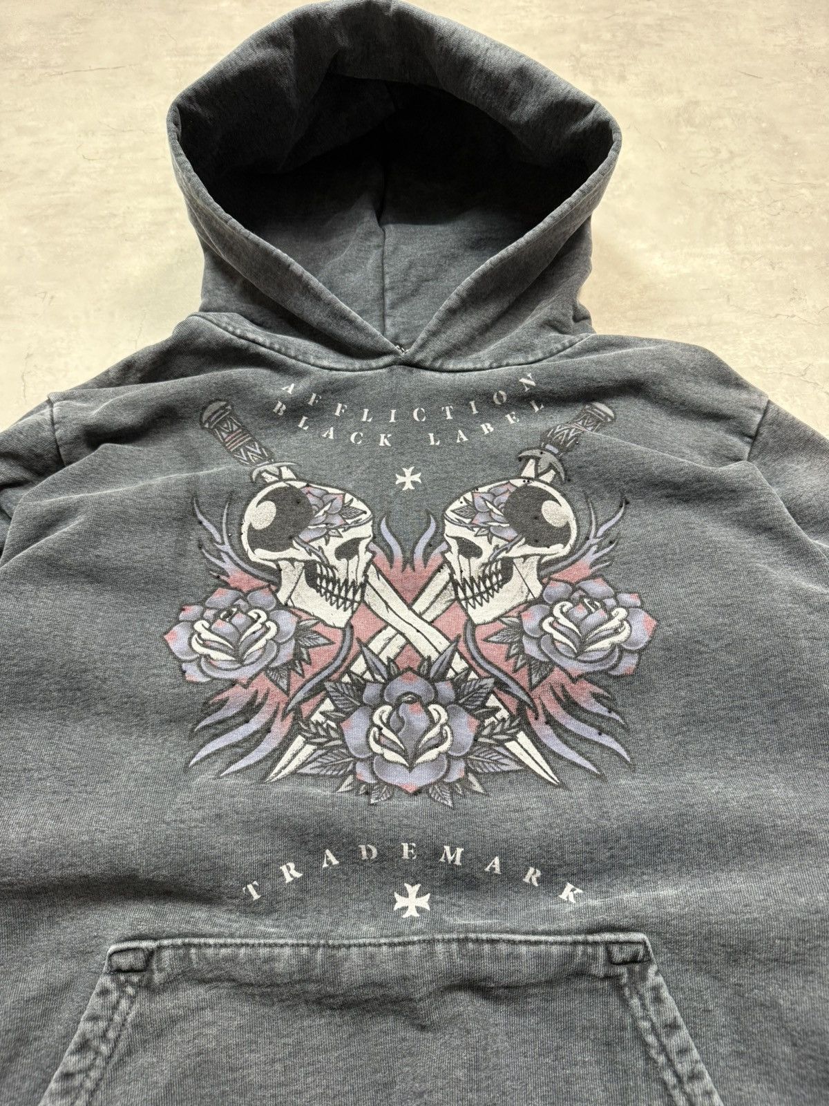Affliction Affliction Vintage Hoodie Size US XL / EU 56 / 4 - 3 Thumbnail