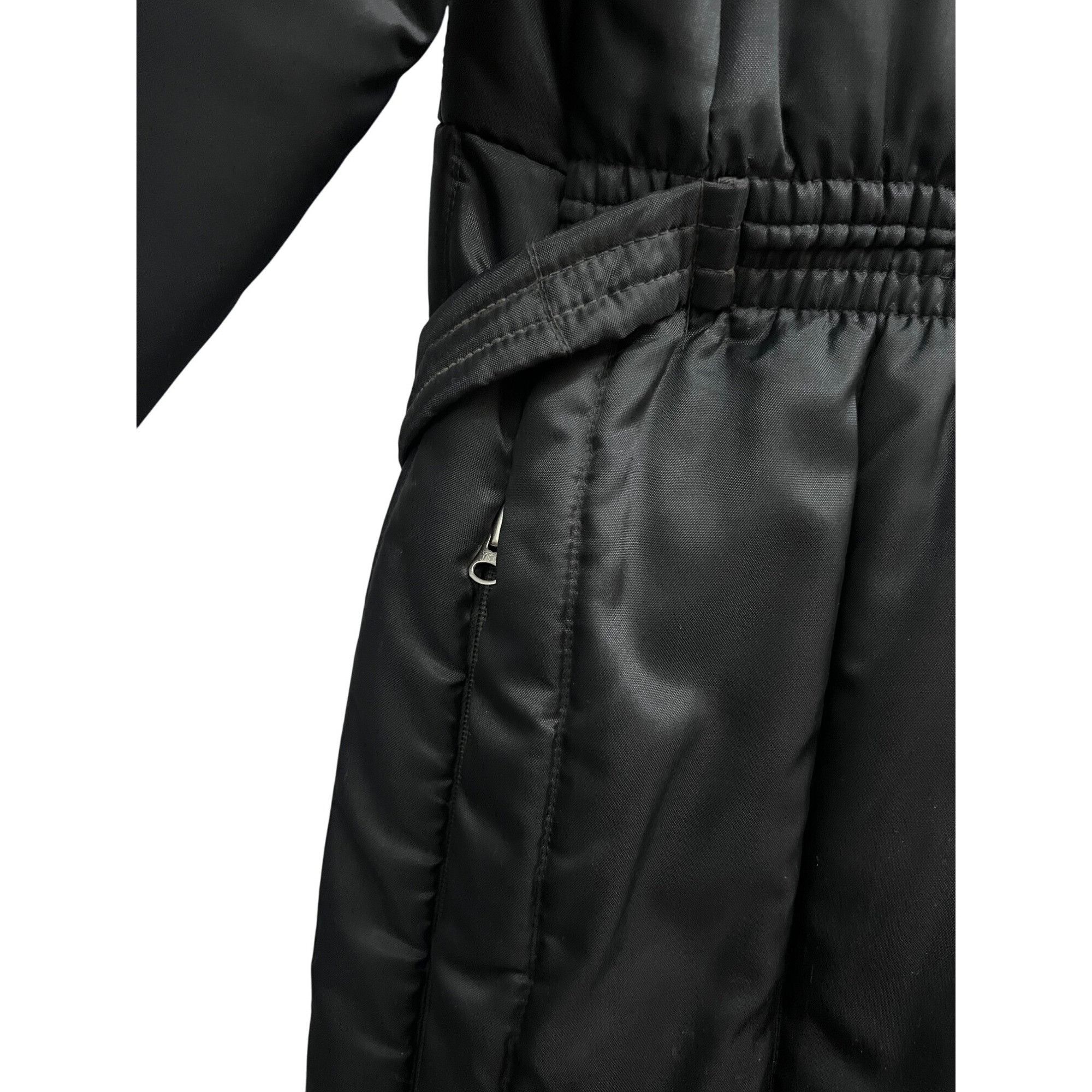 Vintage Walls Blizzard Pruf Womens Black Insulated Quilted Belted Zi Size 38" / US 16 / IT 52 - 7 Thumbnail