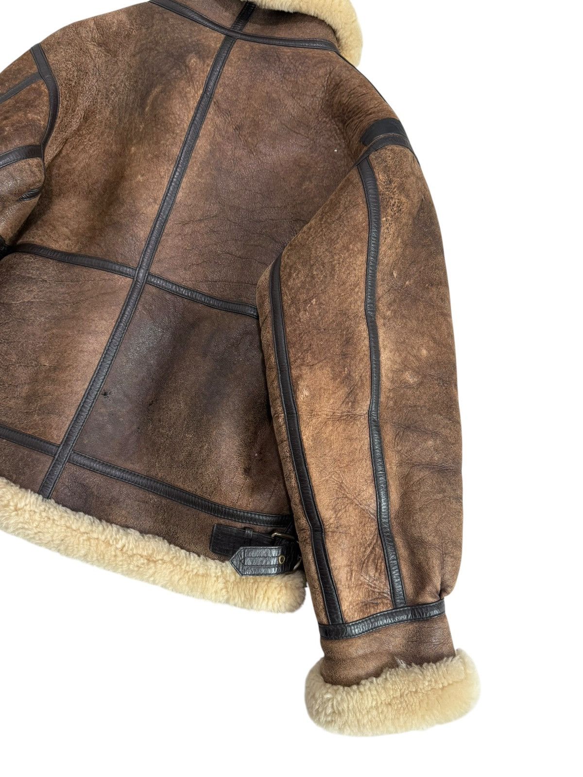 Schott B3 Jacket Sheep Skin Genuine Shearling Texas Tanning Size US XL / EU 56 / 4 - 6 Thumbnail