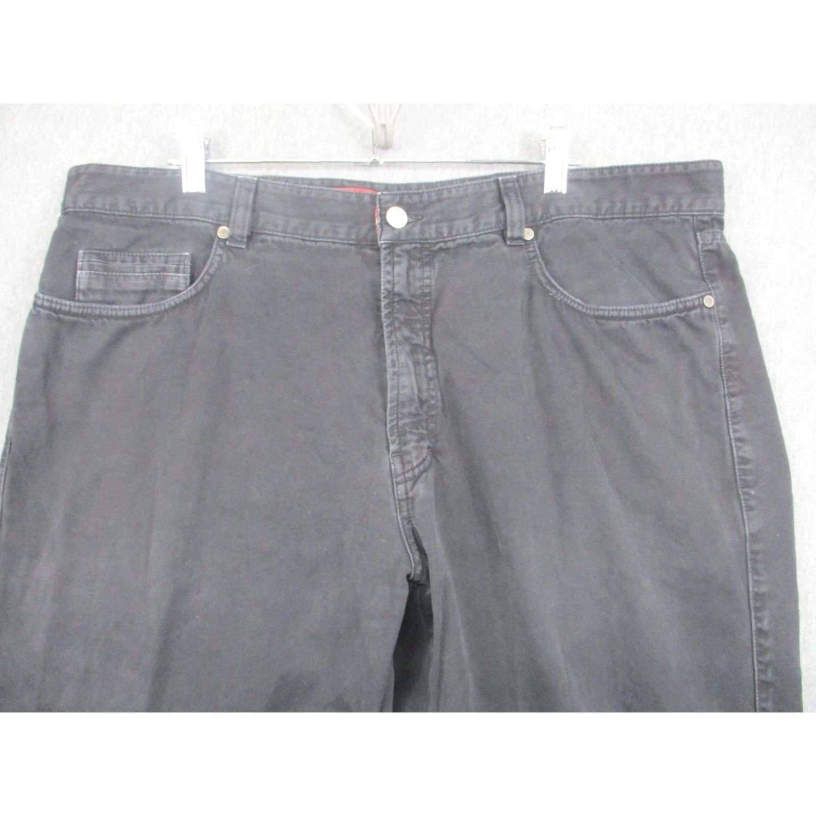 Ermenegildo Zegna Ermenegildo Zegna Jeans Mens 40 Black Austin Five Pocket Italy Casual Denim Straight Zip Mens 40 Jeans Size US 40 / EU 56 - 2 Thumbnail