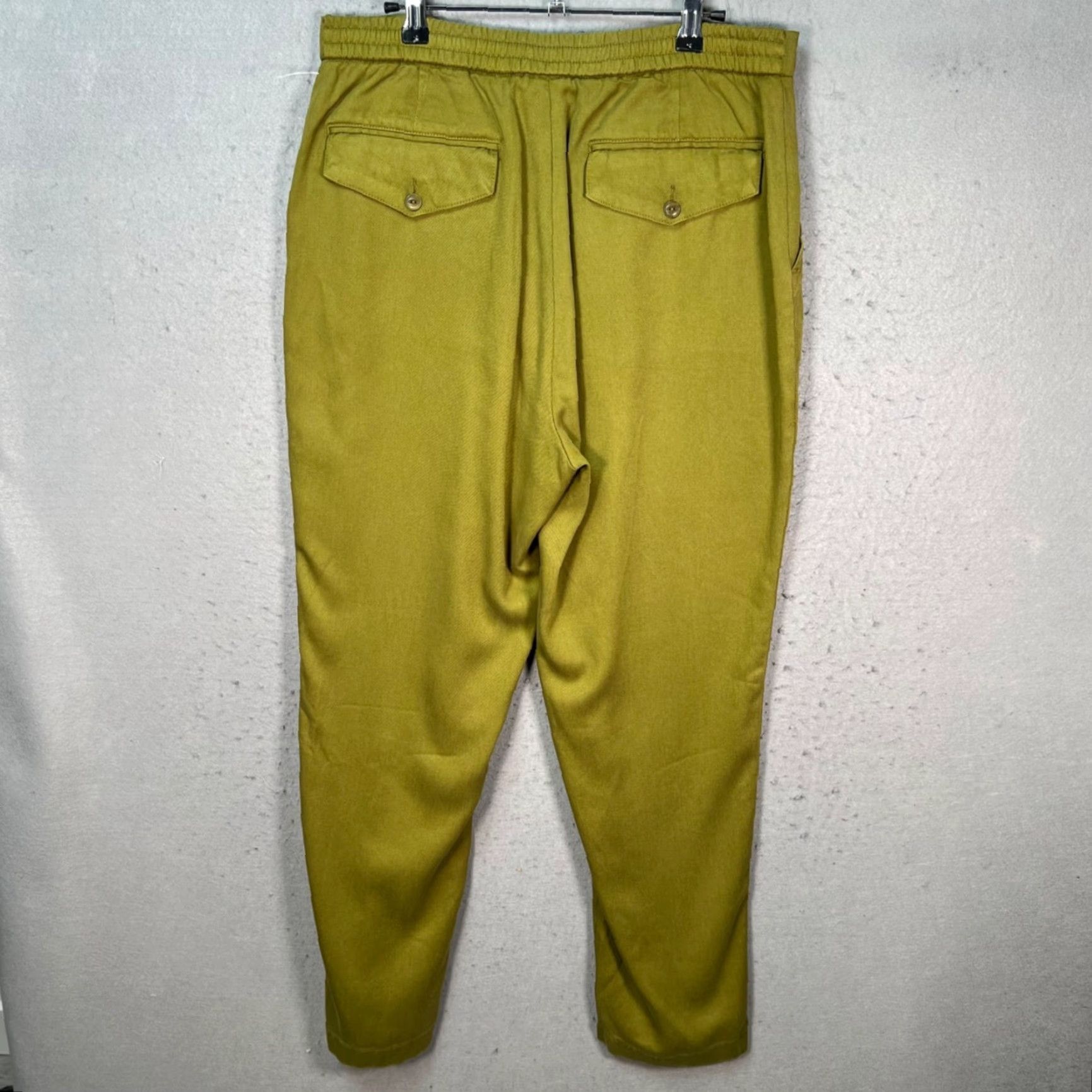 Olive Officine Generale Pants Mens Size 50 Olive Green Lyocell Cotton Utility Chino Straight Front Pockets Casual 33 in Waist生 Size US 34 / EU 50 - 2 Thumbnail
