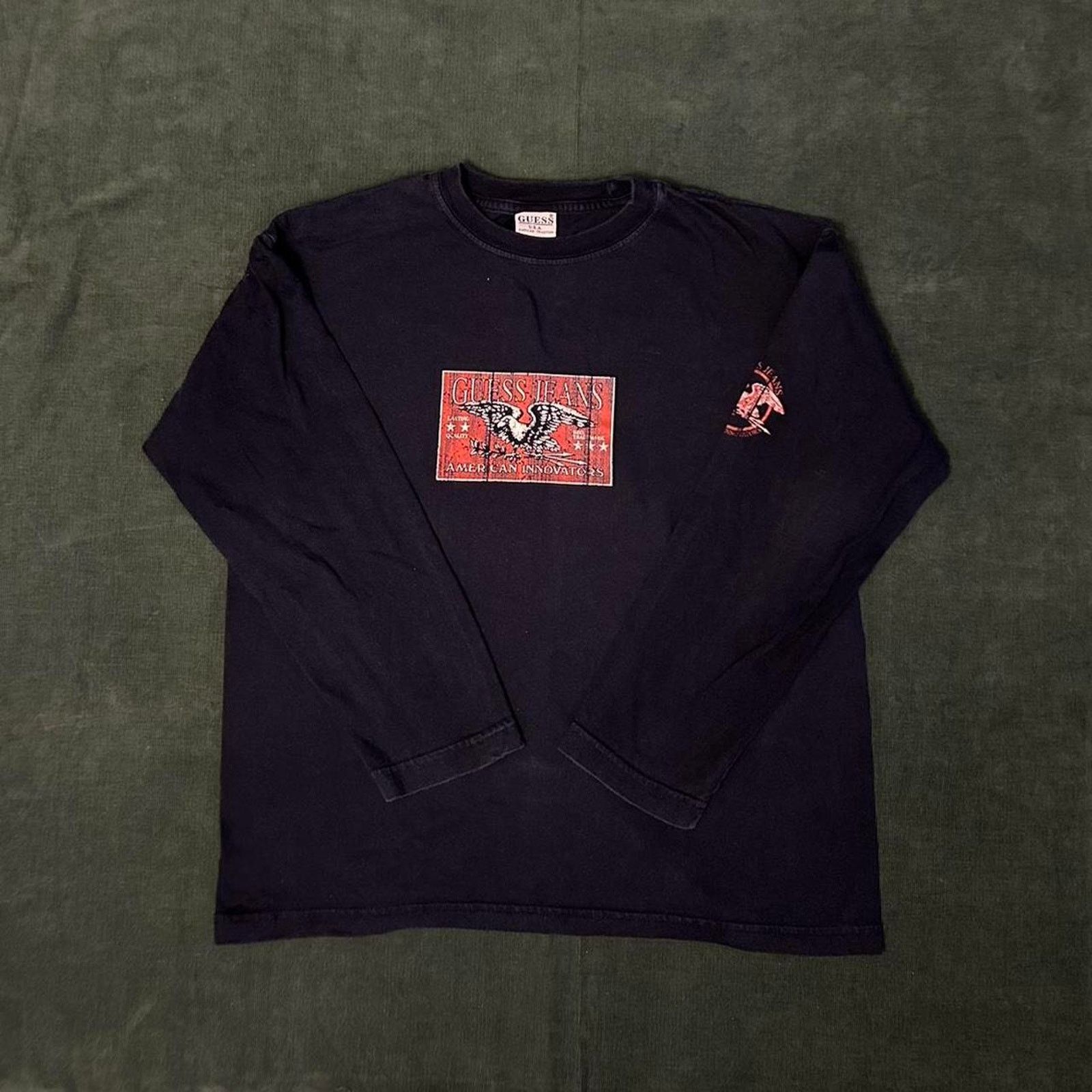 Guess Rare 90s guess long sleeve Size US S / EU 44-46 / 1 - 1 Thumbnail