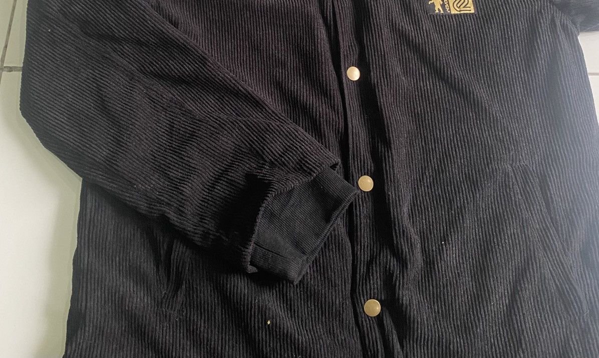 Japanese Brand Seven 2 cundroy sherpa button Pullover Black jackets Size US L / EU 52-54 / 3 - 9 Thumbnail