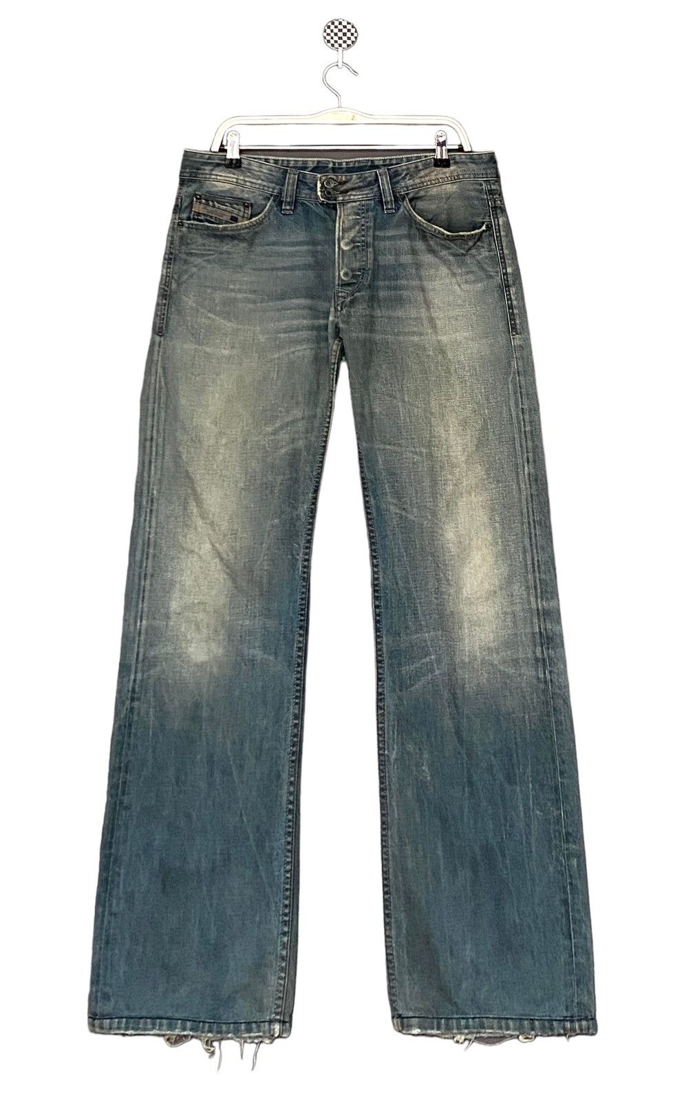 image of Vintage Brand Diesel X Viker Jeans 1990S in Blue, Men's (Size 34)