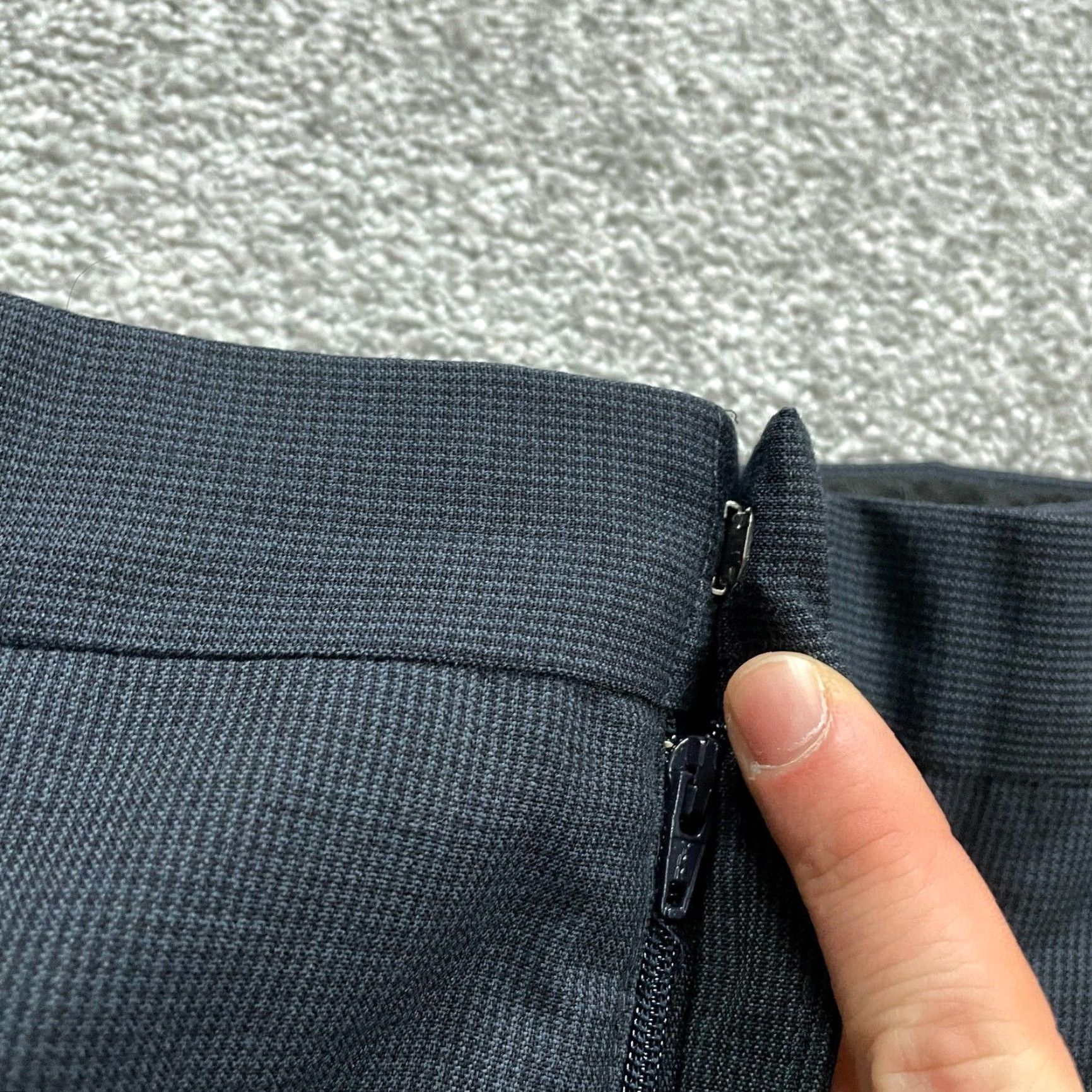 Lands' End VINTAGE Lands' End Wool Dress Pants Mens 38 Gray Straight Fit Business Casual Formal 30in Size US 38 / EU 54 - 7 Thumbnail