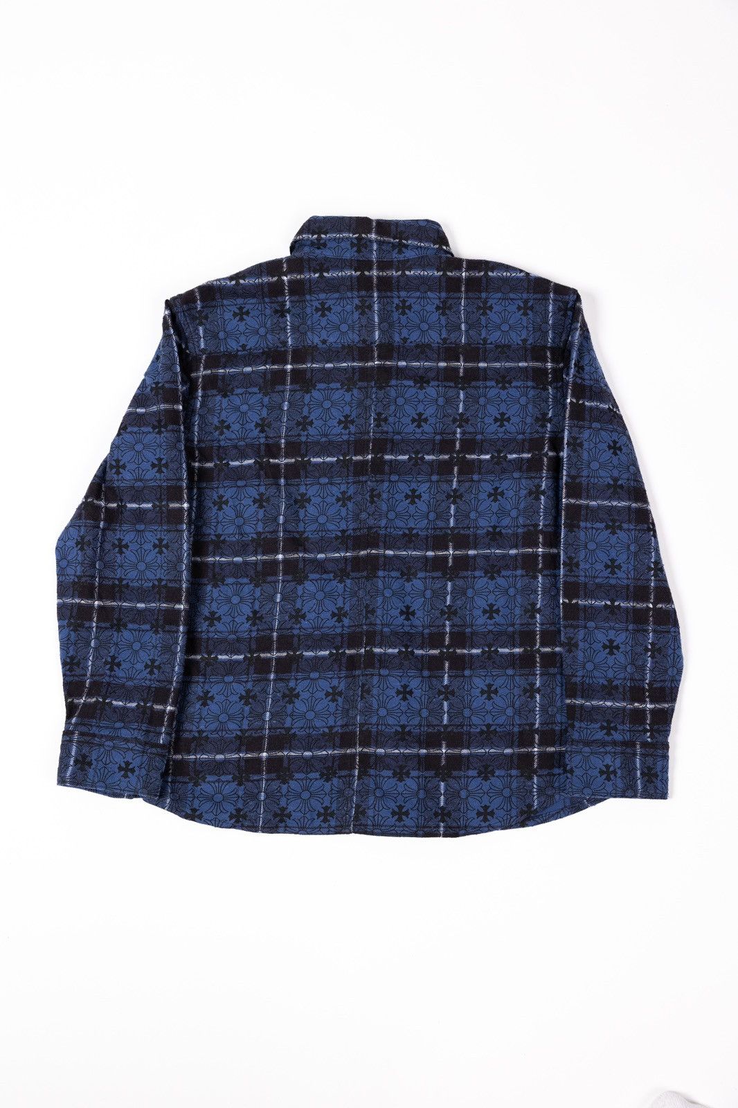 Chrome Hearts Chrome Hearts KIDS Cross Patch Flannel Shirt Size XXS / US 00 / IT 34 - 2 Thumbnail