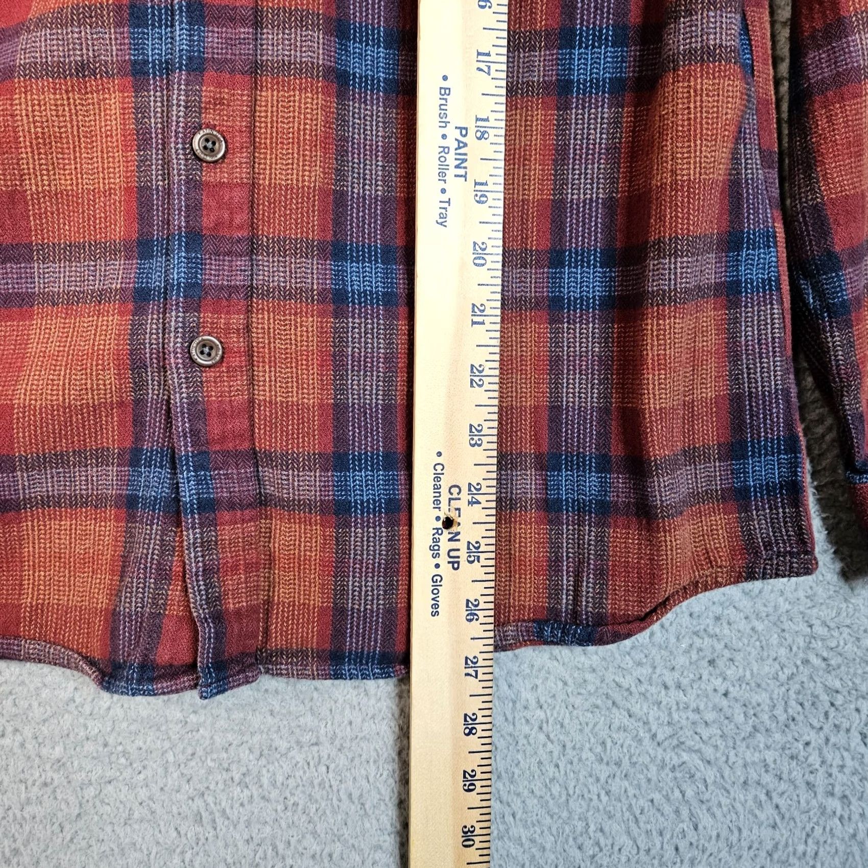 Katin Katin Shirt Mens SM Red Men plaid check button Flannel Casual Size Size US S / EU 44-46 / 1 - 3 Thumbnail
