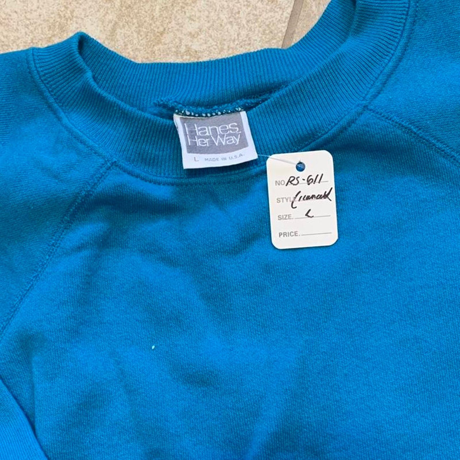 Hanes Vintage USA Hanes Crewneck Size L / US 10 / IT 46 - 3 Thumbnail