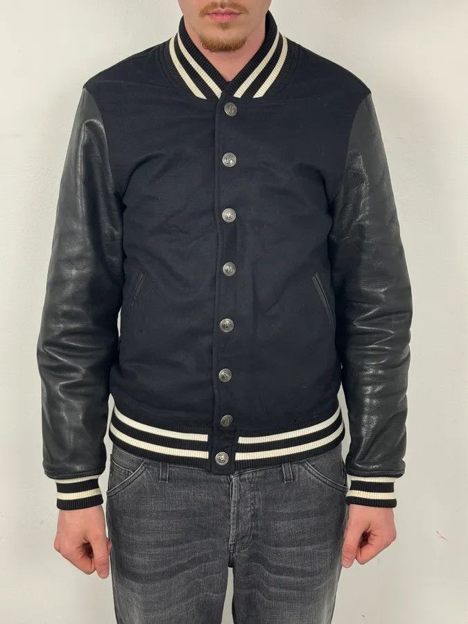 Pierre Balmain FW2014 Pierre Balmain Black Leather Studded Bomber Jacket Size US M / EU 48-50 / 2 - 3 Thumbnail