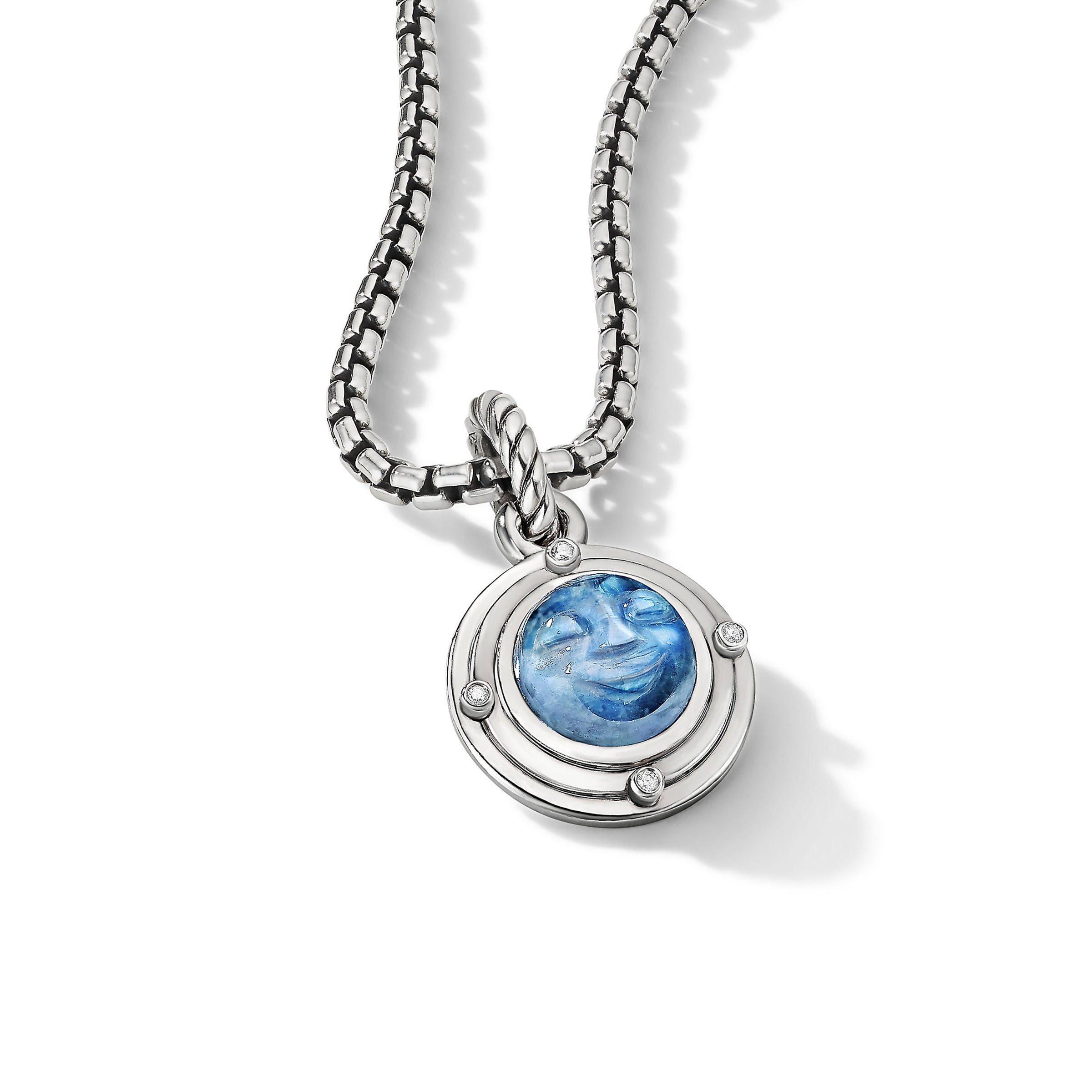David Yurman o1w1db10526 D13396D Size:8/ Amulet in Silver and Diamond Size ONE SIZE - 2 Thumbnail