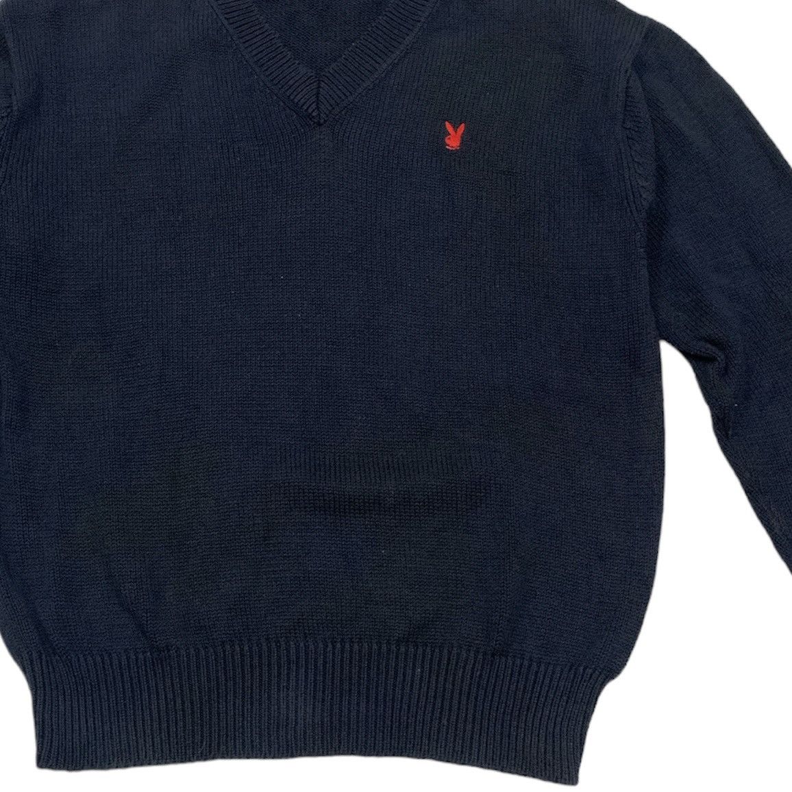 Playboy Vtg Playboy Knitted Sweater Size US L / EU 52-54 / 3 - 2 Thumbnail