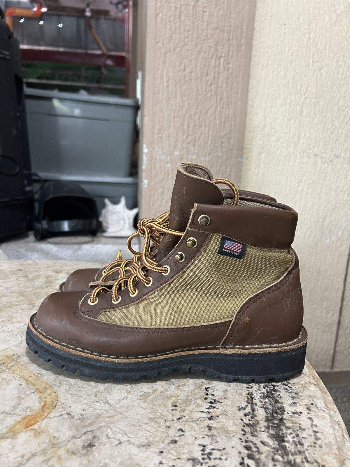 Danner Danner Light Brown Gore-Tex Waterproof Outdoor Boots Size US 7.5 / IT 37.5 - 2 Thumbnail
