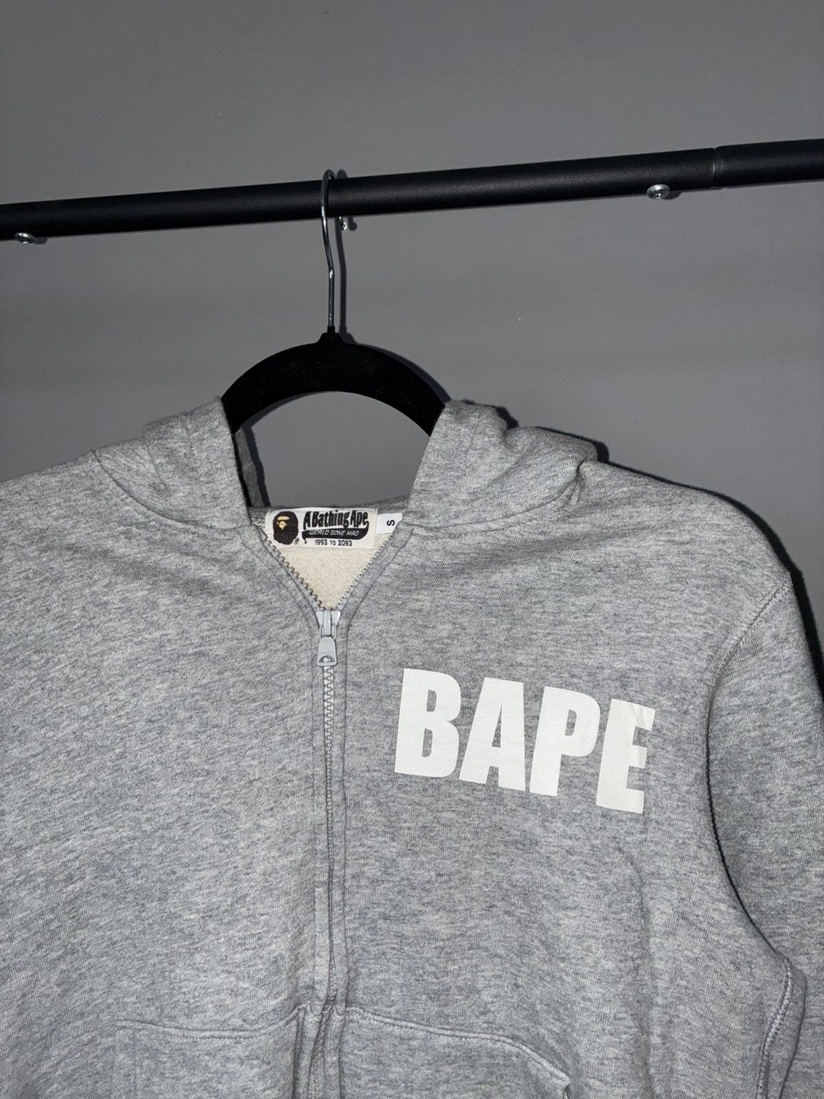 Bape BAPE Full Zip Hoodie Grey Size US S / EU 44-46 / 1 - 2 Thumbnail