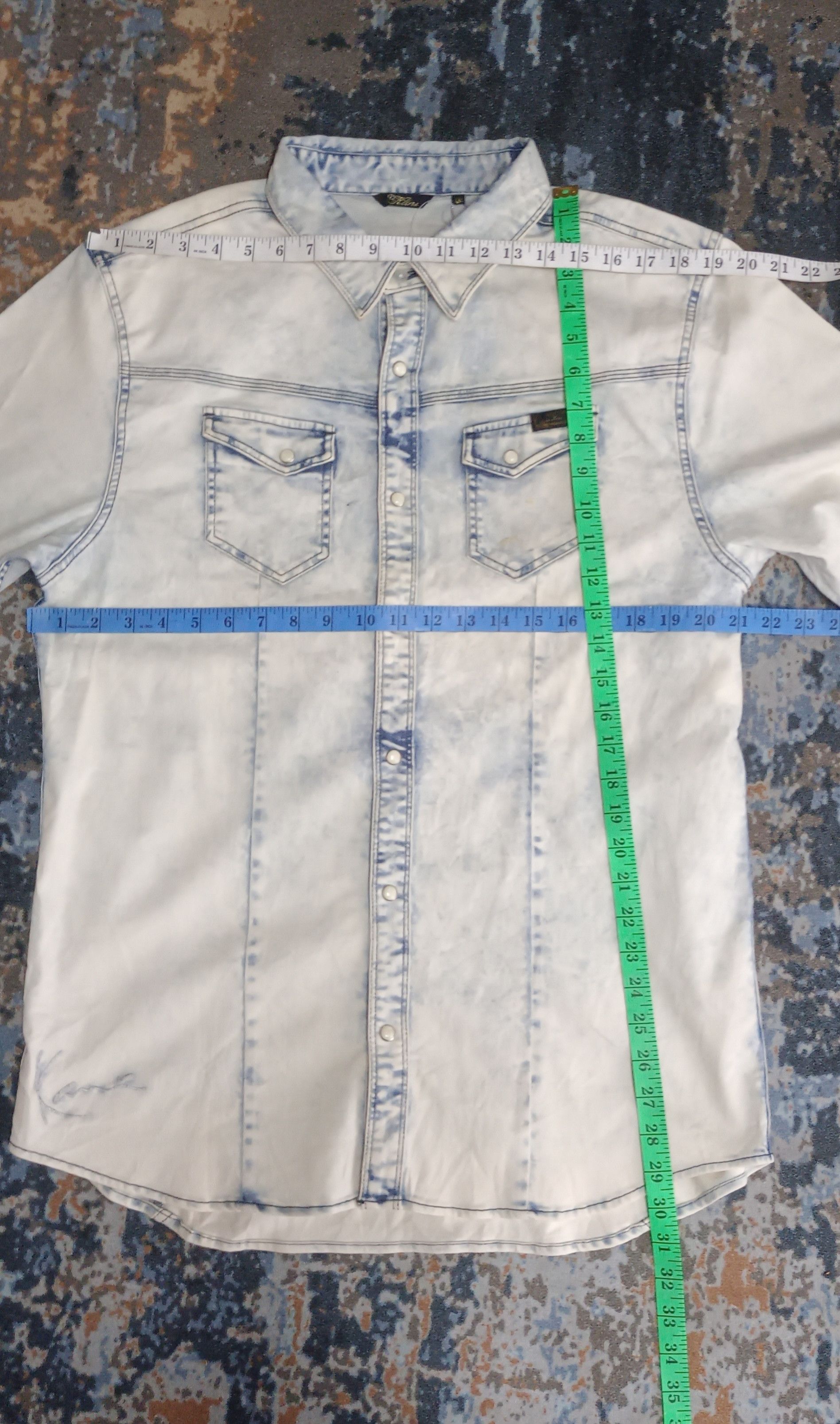 Karl Kani Karl Kani Western Rock Button Denim With Tag Size US M / EU 48-50 / 2 - 14 Thumbnail