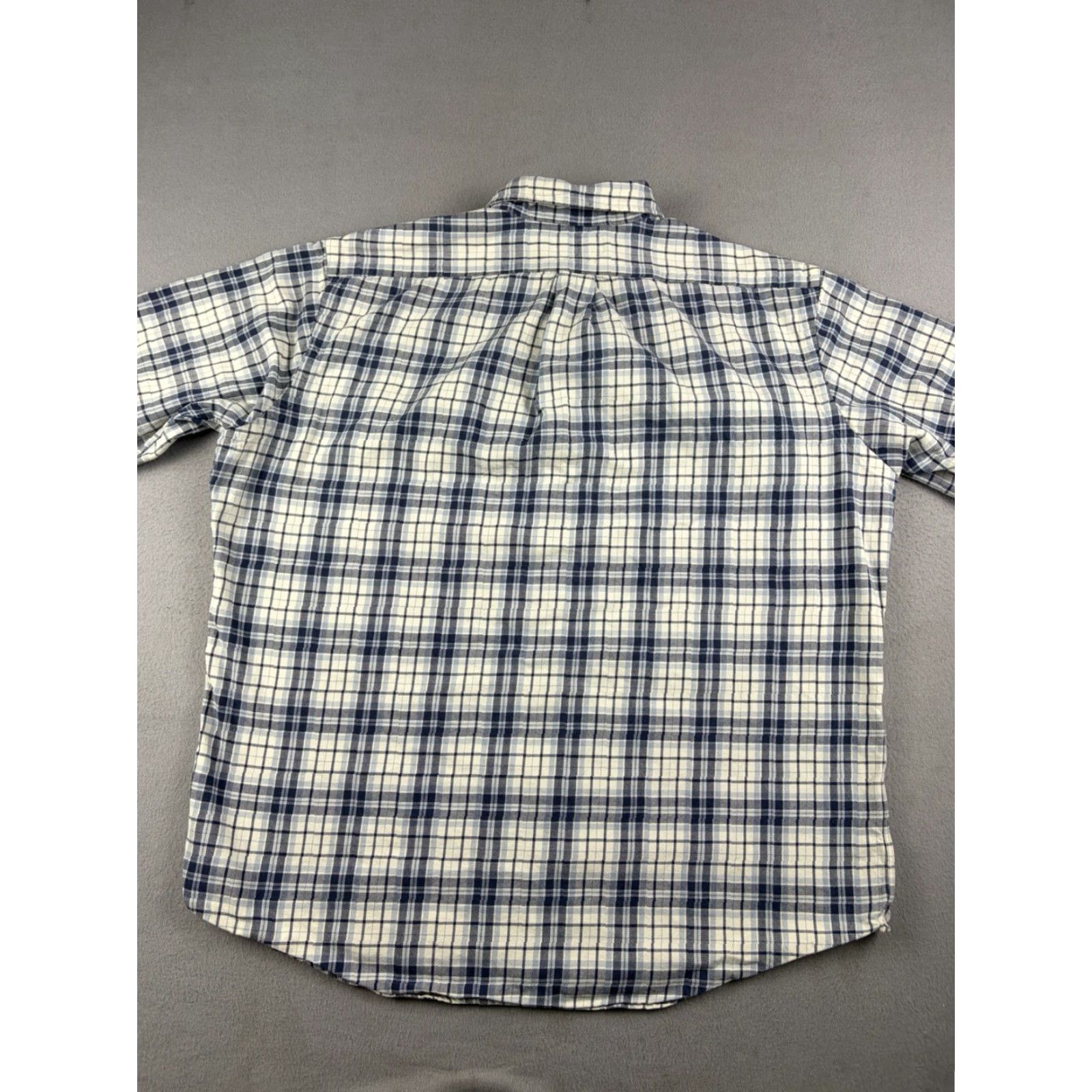 Polo Ralph Lauren VINTAGE Polo Ralph Lauren Shirt Men L Blue Plaid Flannel Button-Up Cotton Long Sleeve Size US L / EU 52-54 / 3 - 4 Thumbnail