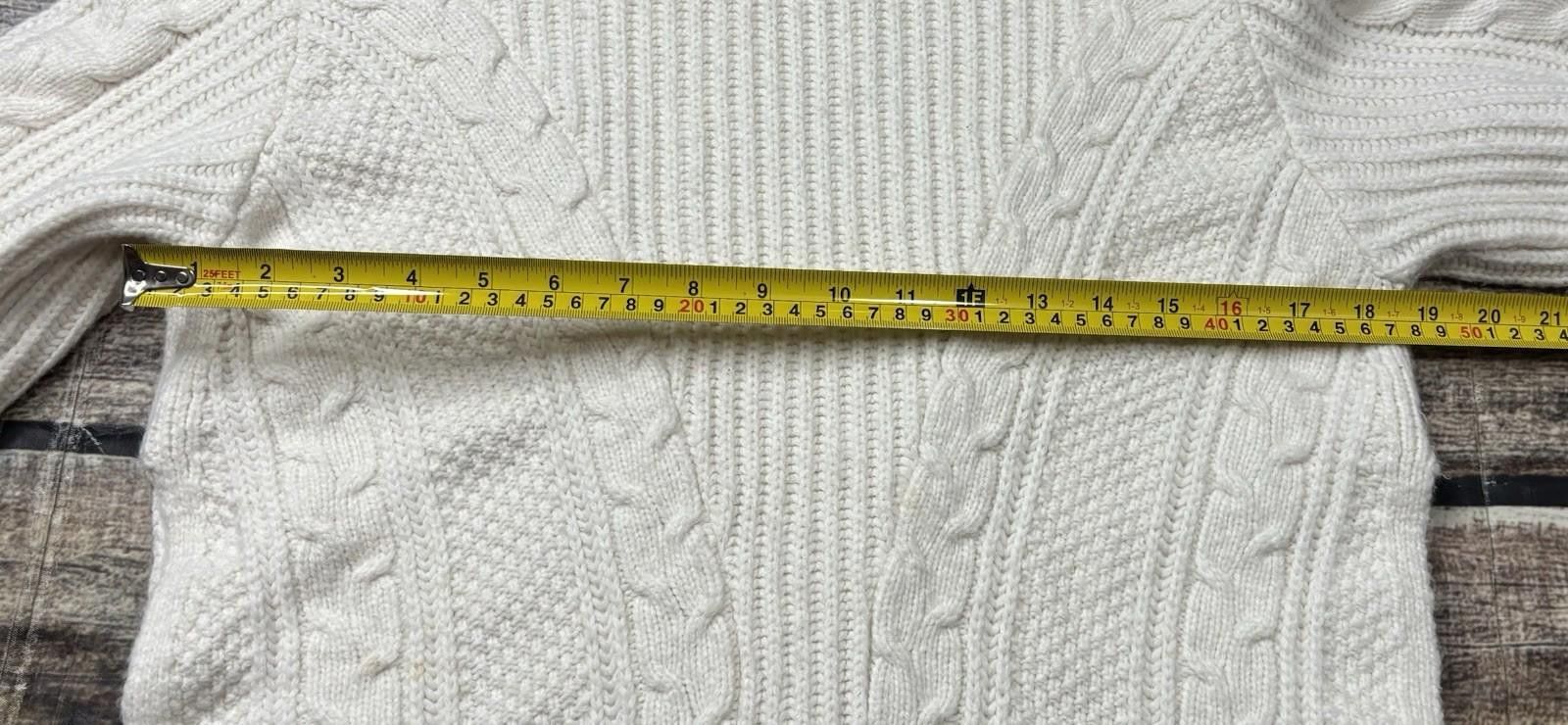 Banana Republic Banana Republic Sweater Womens XS Cable Merino Wool Alpaca Size XS / US 0-2 / IT 36-38 - 11 Thumbnail