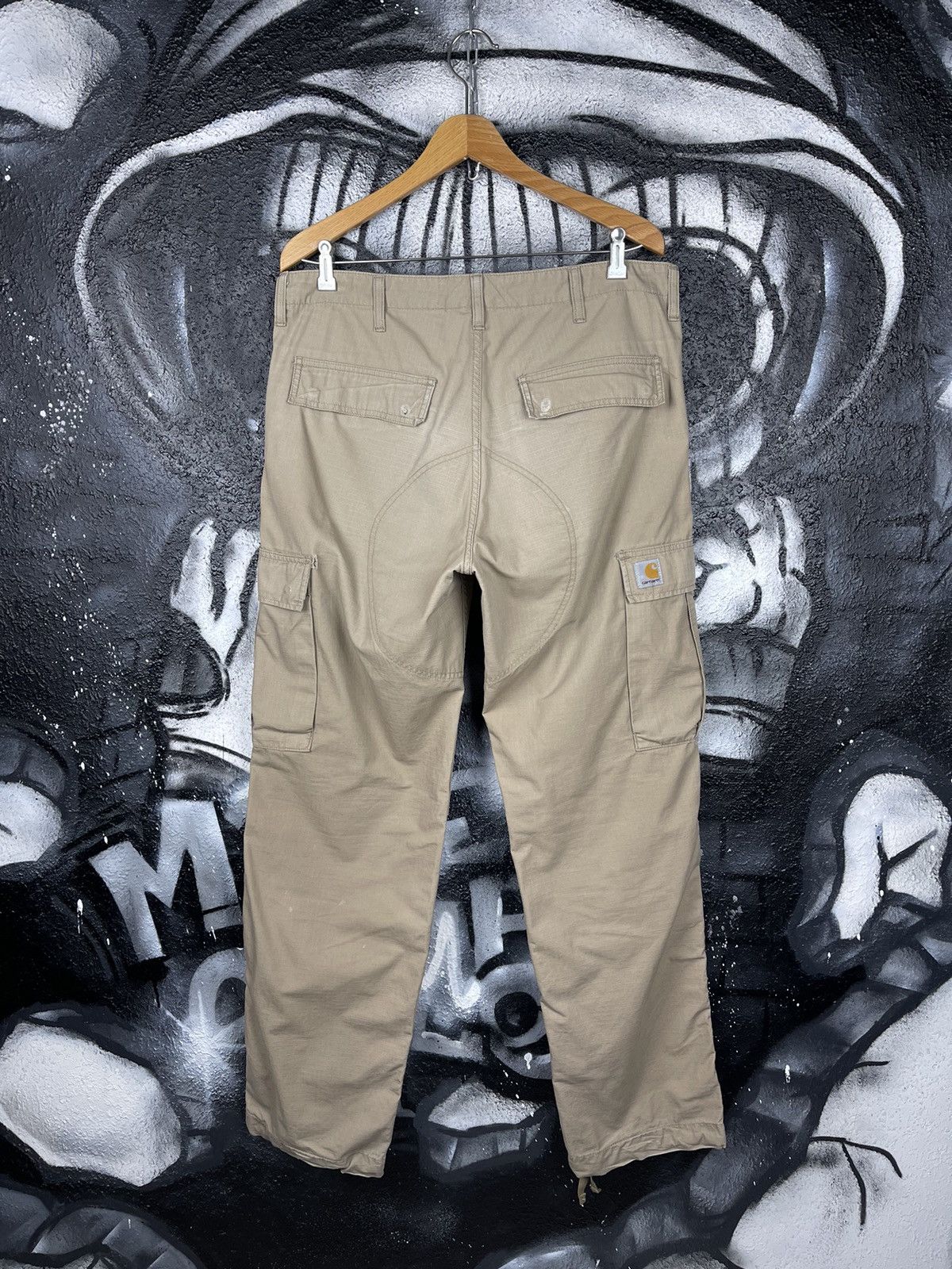 Carhartt Carhartt Y2K Beige Regular Cargo Pants Men’s Size 33x34 Size US 33 - 7 Thumbnail