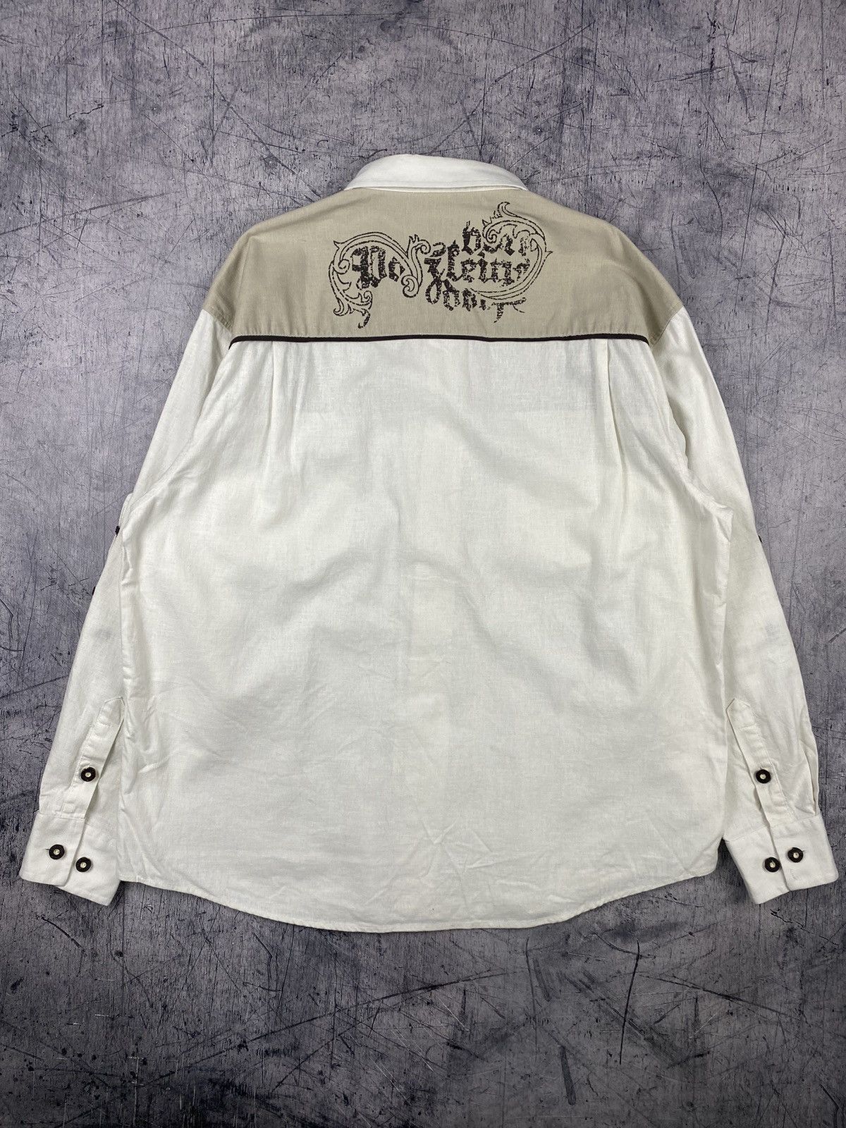 Other Vintage Cowboy Western Style Crazy Button Up Shirt Size L Size US L / EU 52-54 / 3 - 10 Thumbnail