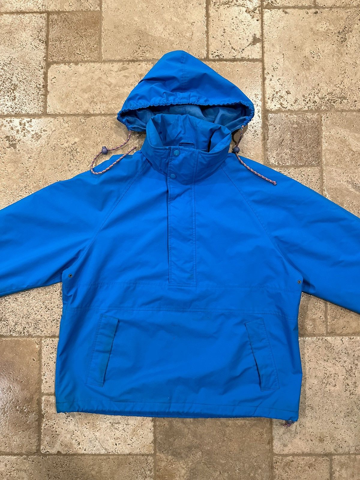 Eddie Bauer × Vintage Vintage Eddie Bauer 90s Windbreaker Cagoe Raincoat Jacket Size US L / EU 52-54 / 3 - 3 Thumbnail
