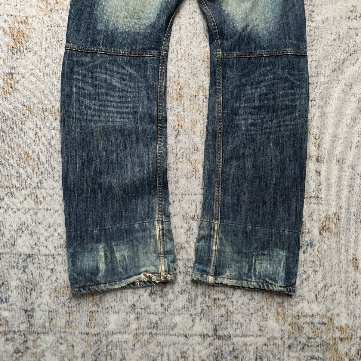 Japanese Brand Rare Japanese Brand Dominate Double Waist Embroidery Jeans Size US 34 / EU 50 - 4 Thumbnail
