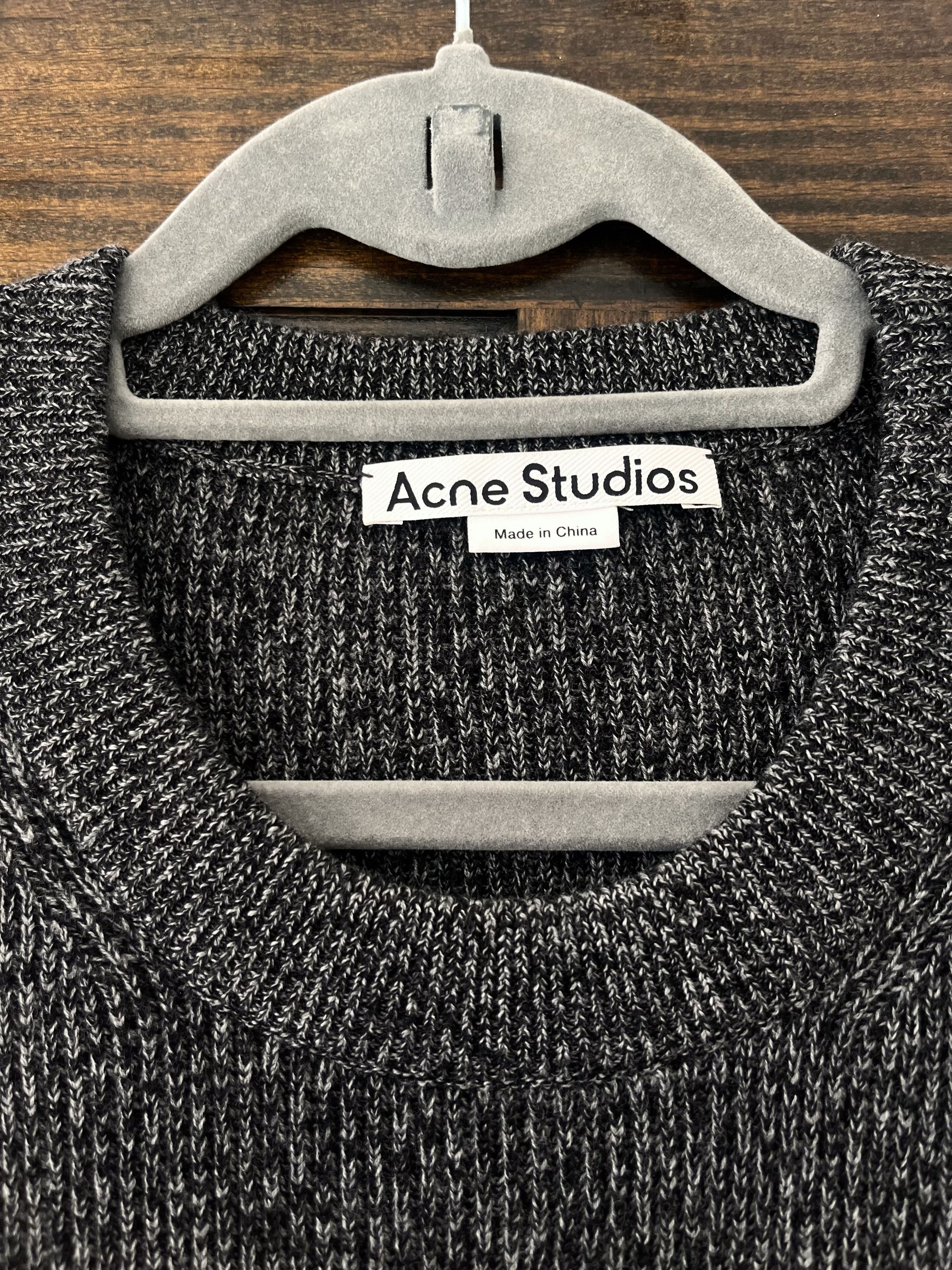 Acne Studios Acne Studios Men's Knitwear Wool Metallic Sweater Size XXL Size US XXL / EU 58 / 5 - 2 Thumbnail