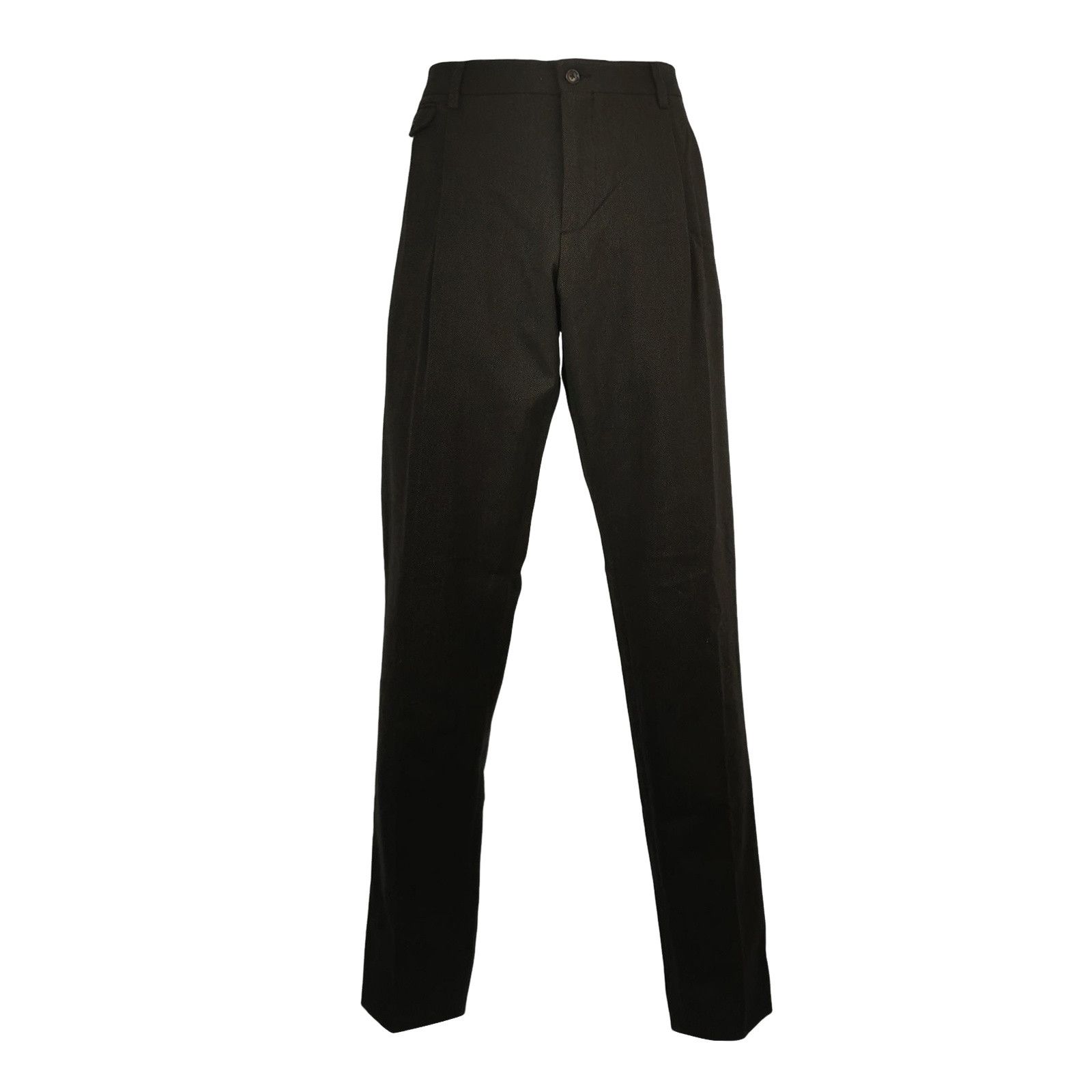 Dolce & Gabbana Dolce & Gabbana Herringbone Cotton Pants Size 50 Size US 34 / EU 50 - 1 Thumbnail