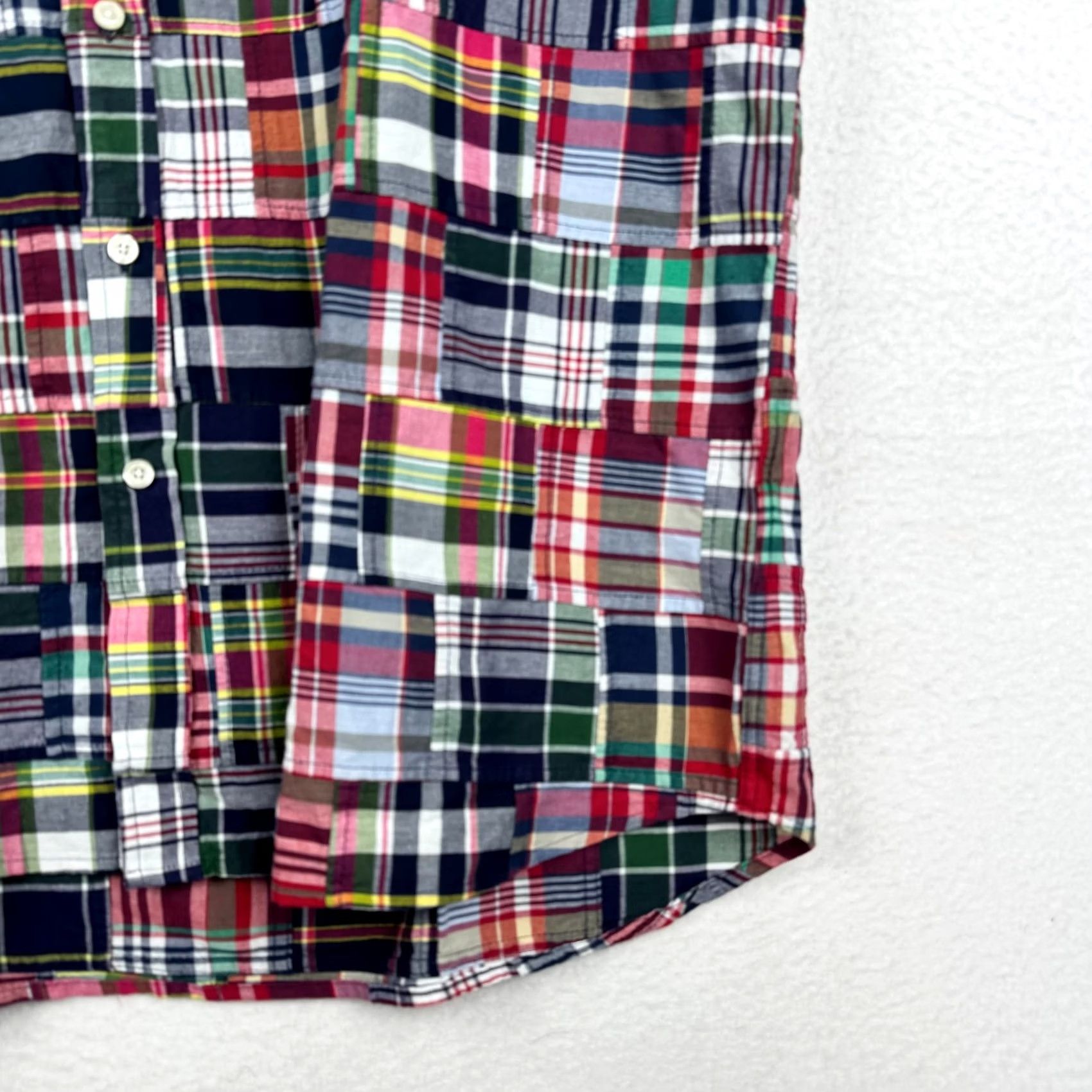 Brooks Brothers Brooks Brothers 1818 Men's L Regent Fit Plaid Short Sleeve Button-Down Shirt Size US 33 - 3 Thumbnail