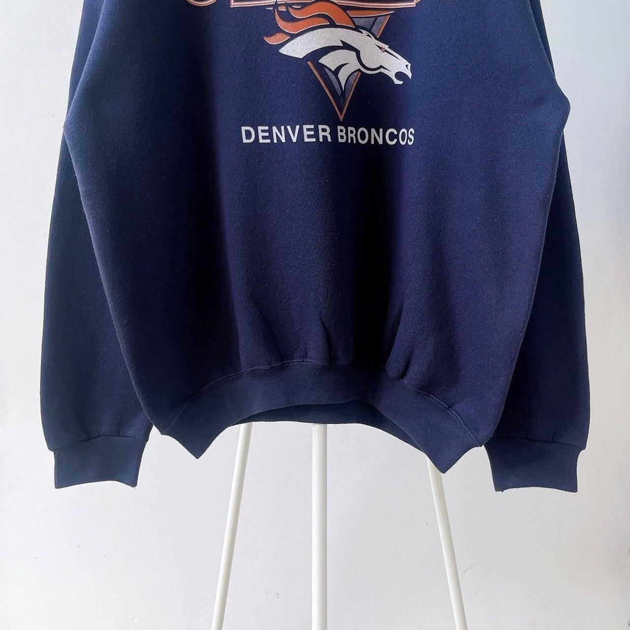 Tultex × Vintage 90s Denver Broncos NFL sweatshirt/ XL Size US XL / EU 56 / 4 - 4 Thumbnail