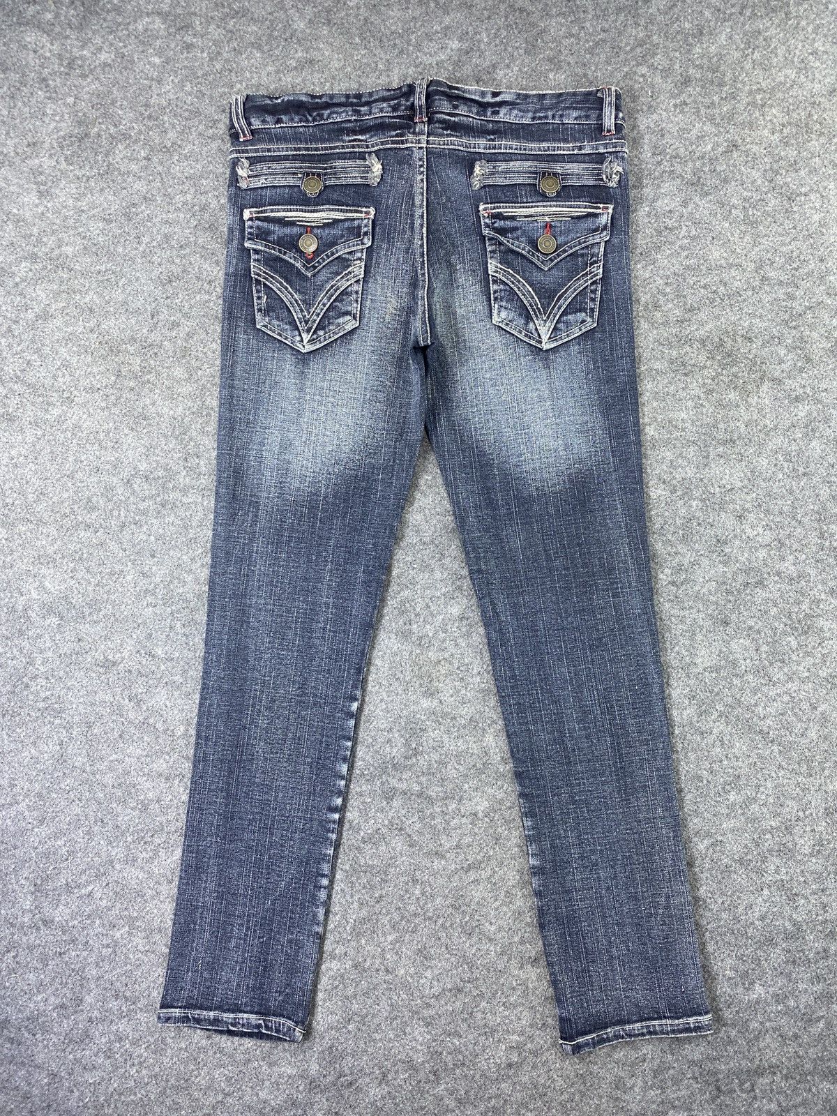 Japanese Brand × Jean Japanese Brand Blue Wash Jeans - J1100 Size US 33 - 4 Thumbnail